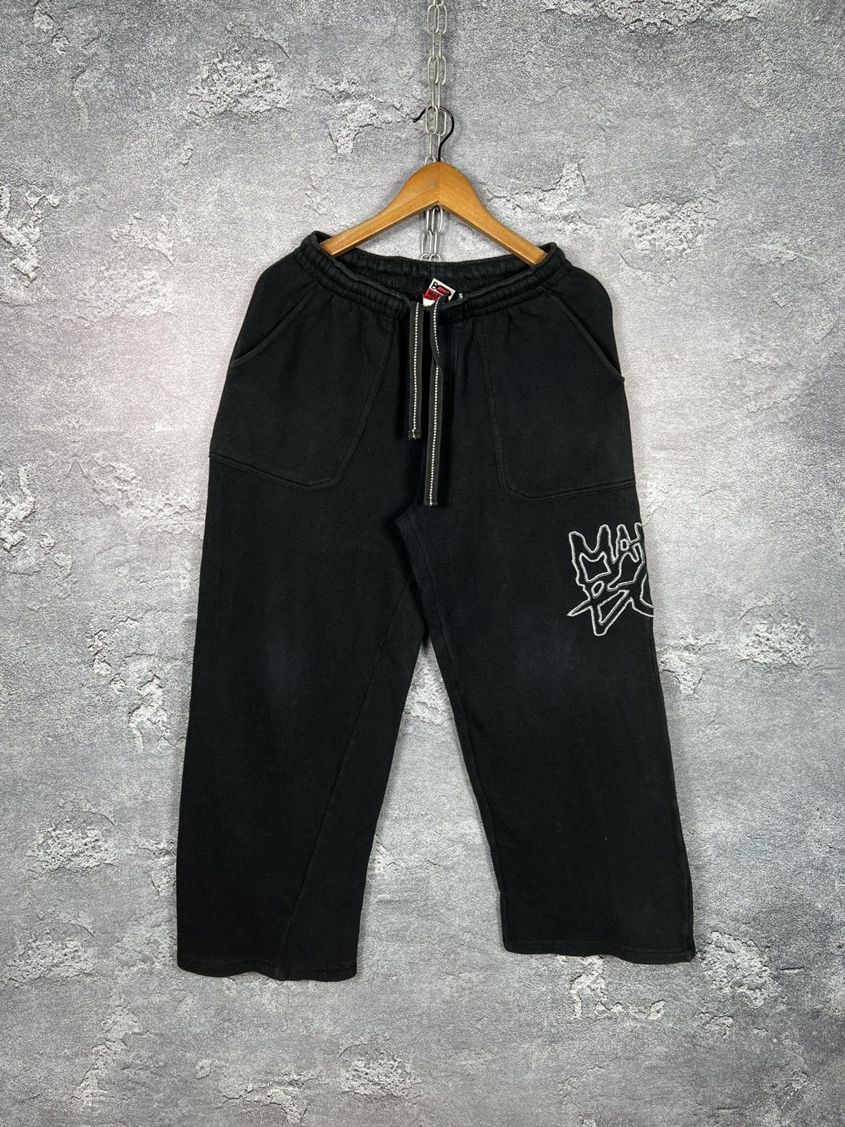 Mambo Vintage Mambo Baggy Flare Sweatpants With Logo Size 29" - 1 Thumbnail