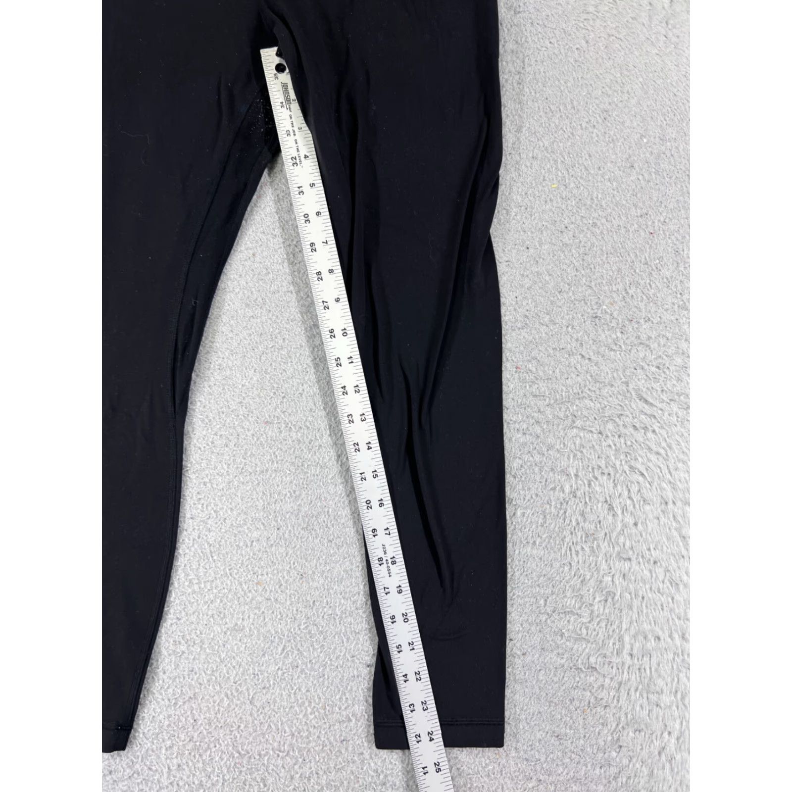 Lululemon Lululemon Pants Womens 8 Black Cropped Nylon Blend Yoga Gym Workout Athleisure Straight Leg 25in Inseam Womens Size 30" / US 8 / IT 44 - 6 Thumbnail