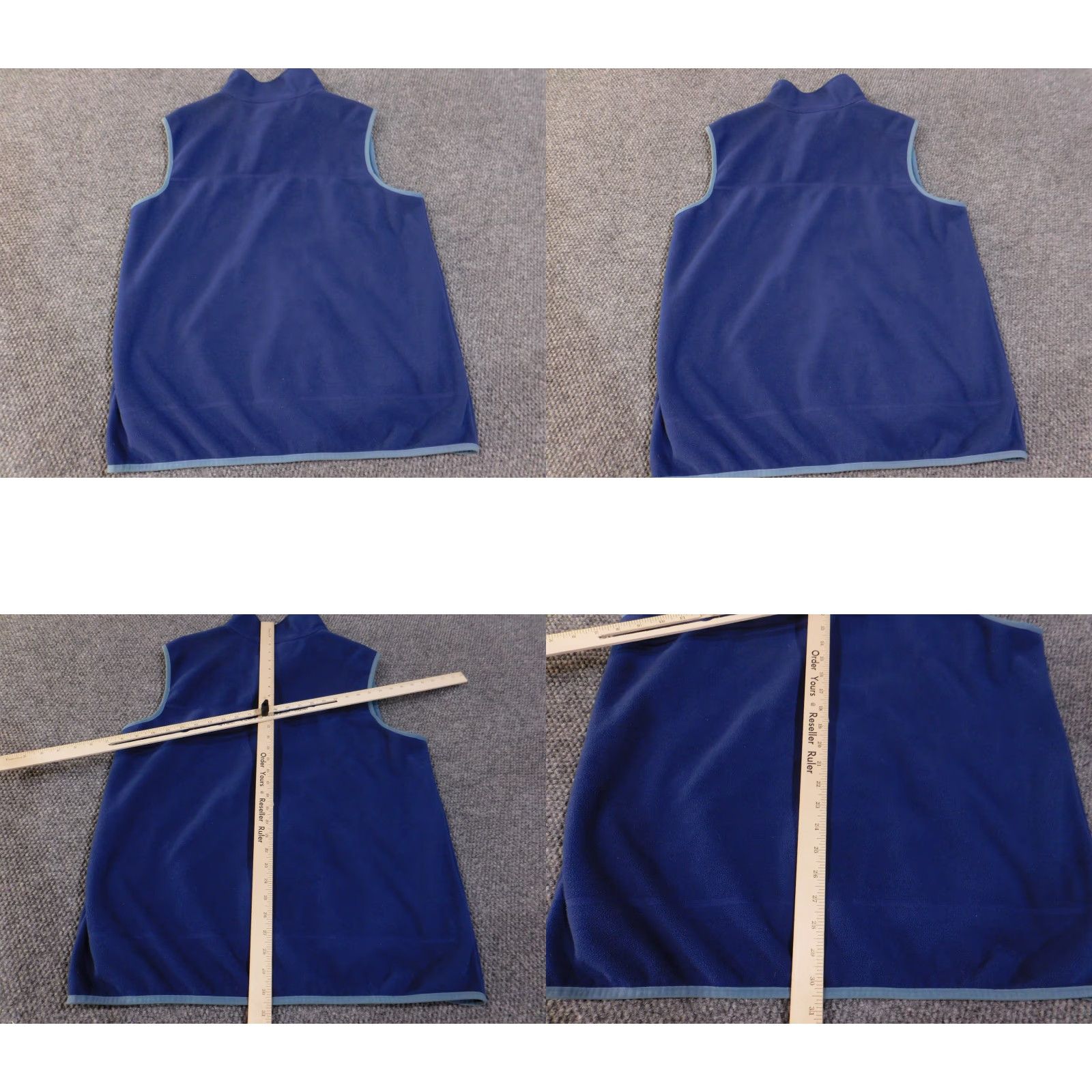 Vintage LL Bean Fleece Vest Mens Large Tall Blue Full Zip Outdoor Hiking Warm Size US L / EU 52-54 / 3 - 8 Thumbnail