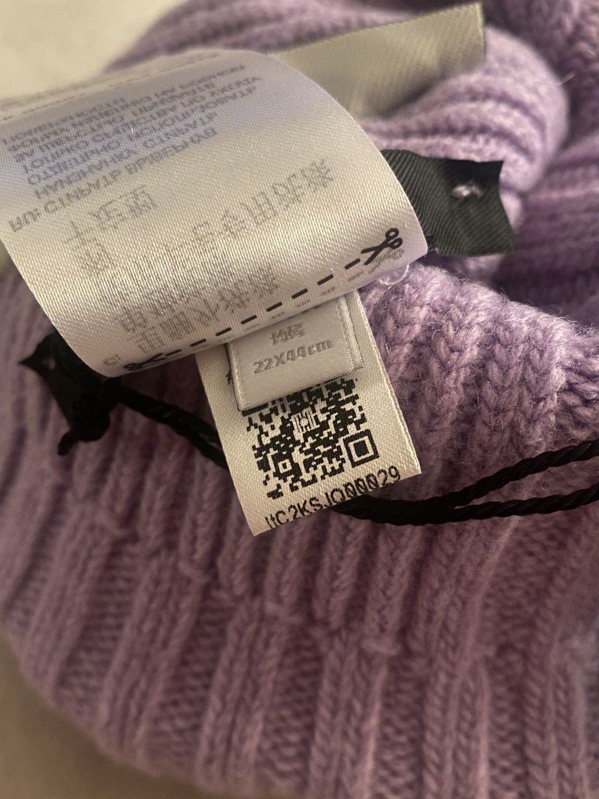 Adidas × Y-3 × Yohji Yamamoto Y-3 BEANIE KNIT LOGO LILAC Size ONE SIZE - 6 Thumbnail