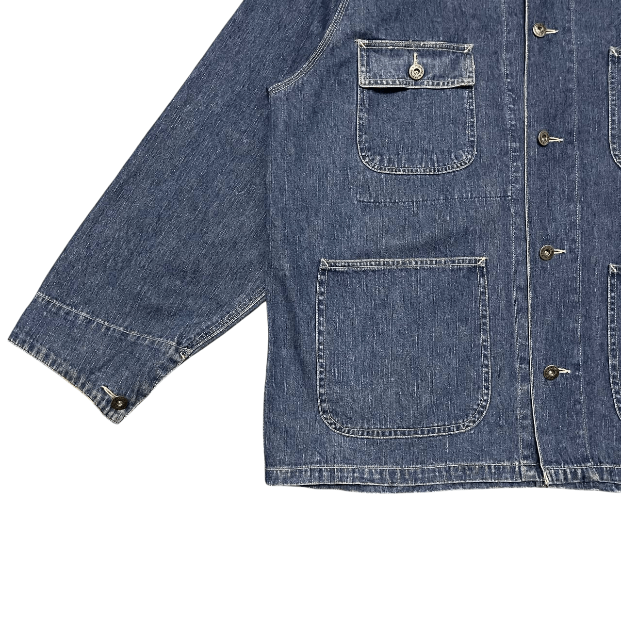 Japanese Brand Vintage Machope Chore Work Denim Jacket Size US M / EU 48-50 / 2 - 3 Thumbnail