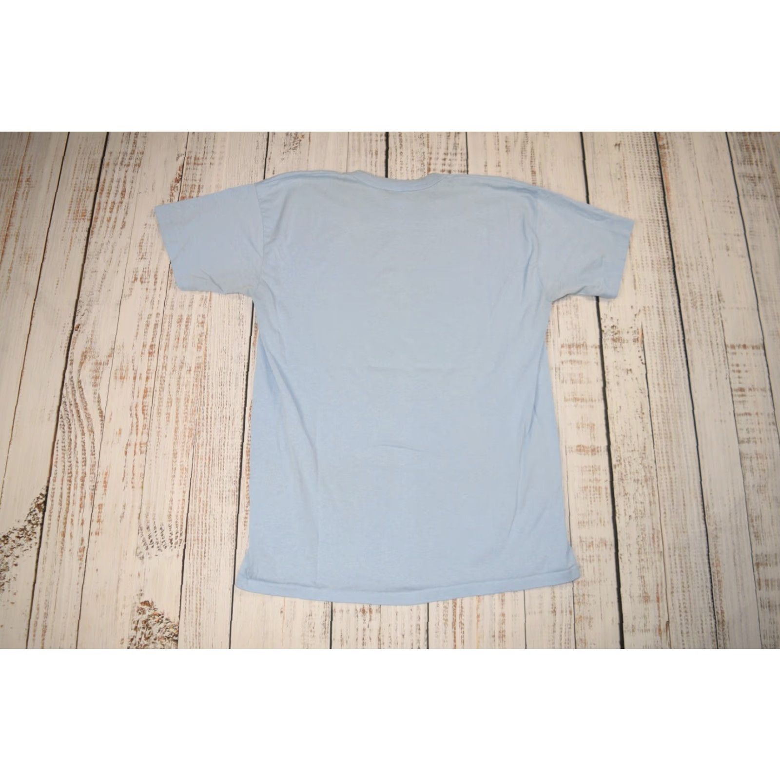 Vintage Vintage 1980s TEE SWING Unisex Blue Cotton-Blend Graphic T-Shirt XL 80s Humor Birthday Mens Size US XL / EU 56 / 4 - 8 Thumbnail