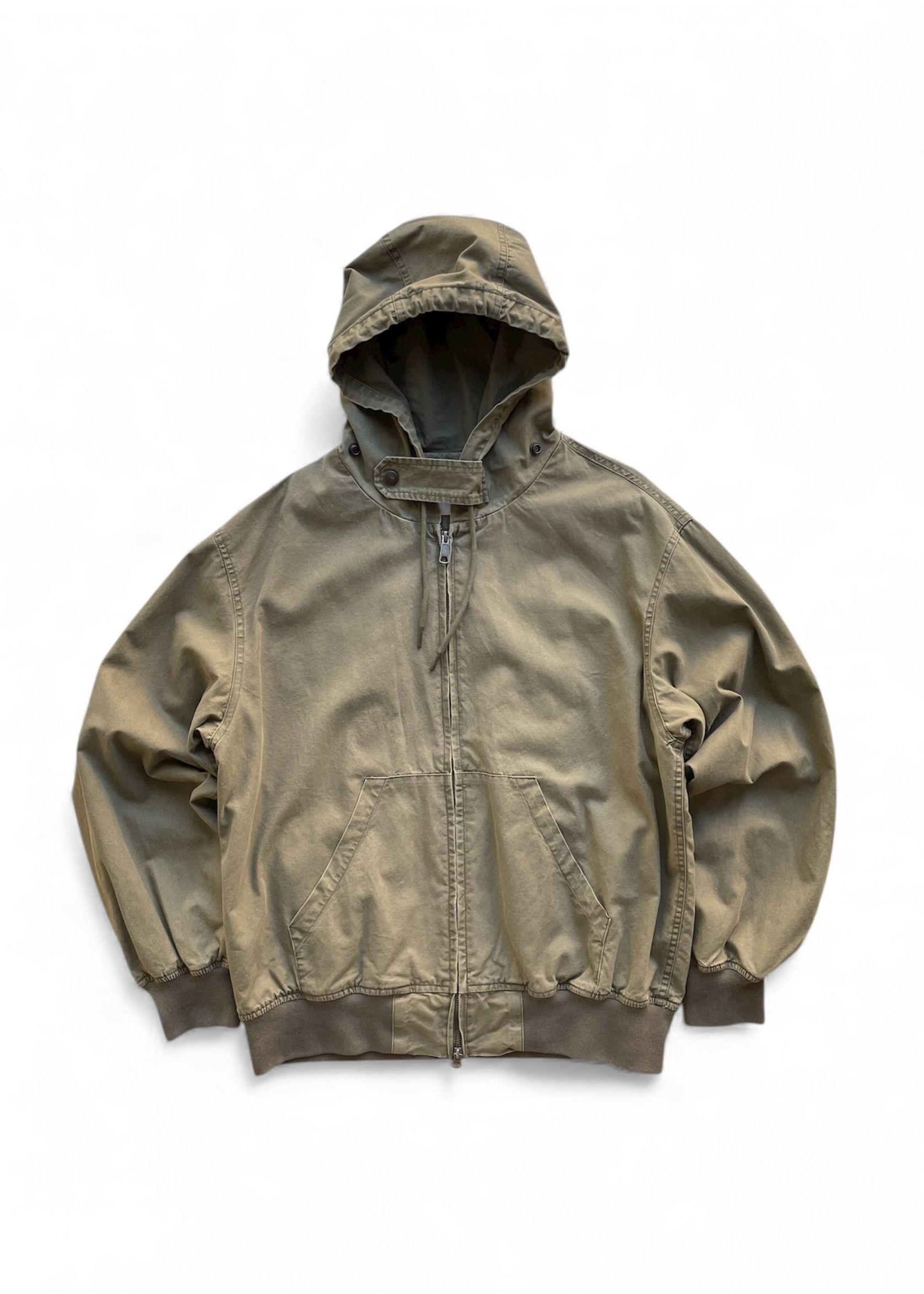 Japanese Brand Vintage wash canvas workwear hooded jacket Size US M / EU 48-50 / 2 - 1 Thumbnail