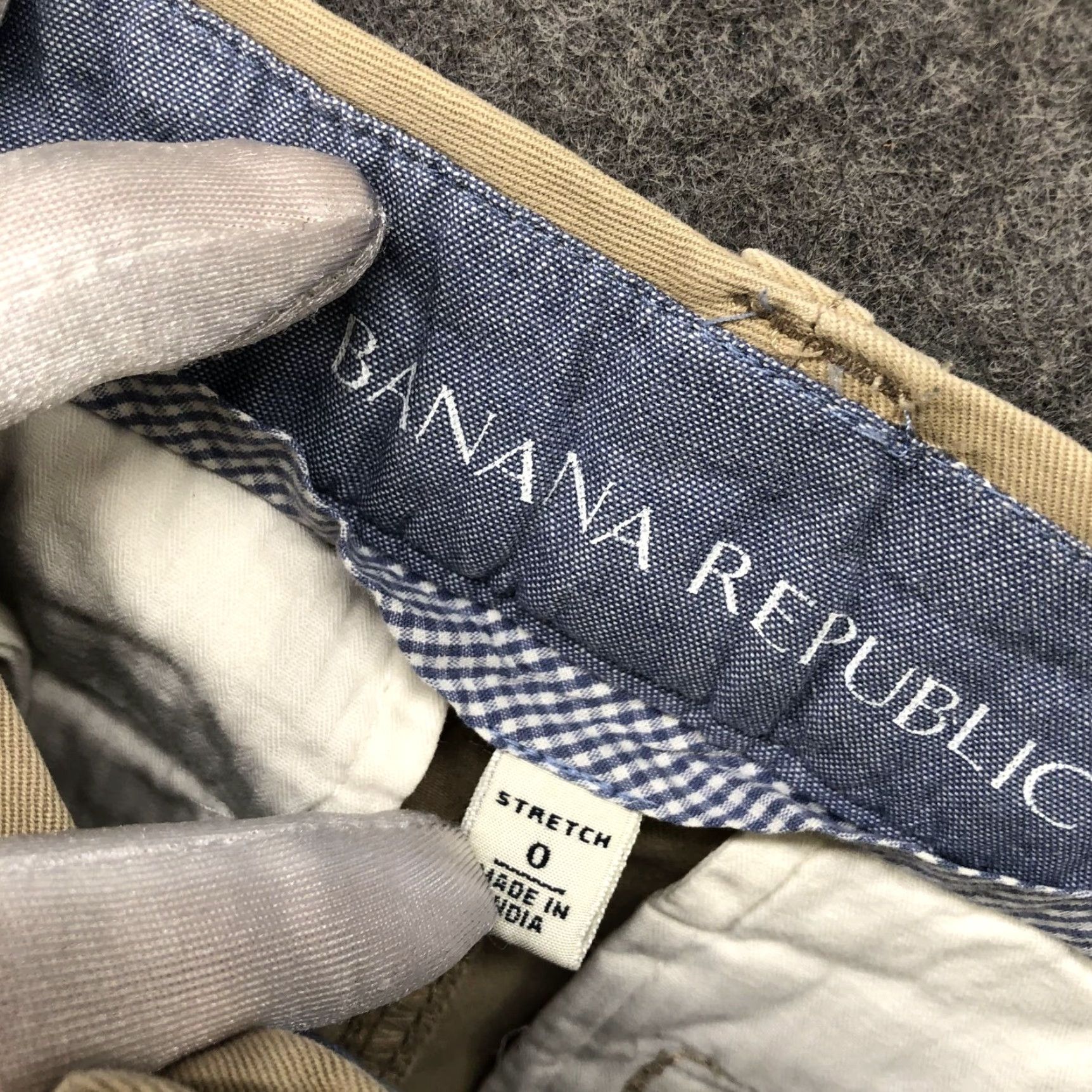 Banana Republic VINTAGE Banana Republic Women's Chino Shorts Size 0 Stretch Khaki Beige Spring Summer Size 25" / US 0 / IT 36 - 7 Thumbnail