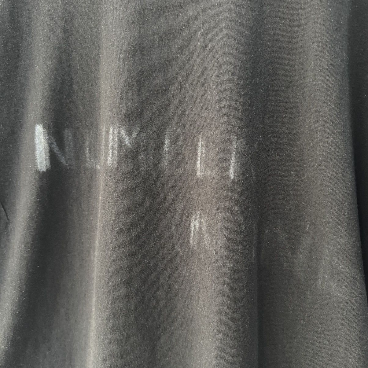 Number (N)ine Number ( N )ine Chalk Logo LS Tee Size US XL / EU 56 / 4 - 2 Thumbnail