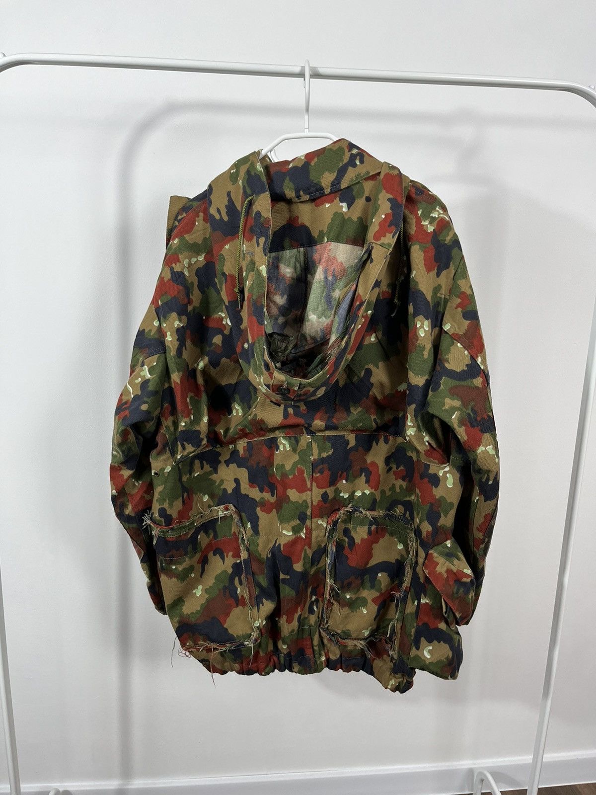 Vintage Vintage Military Camo Jacket Size US XL / EU 56 / 4 - 14 Thumbnail