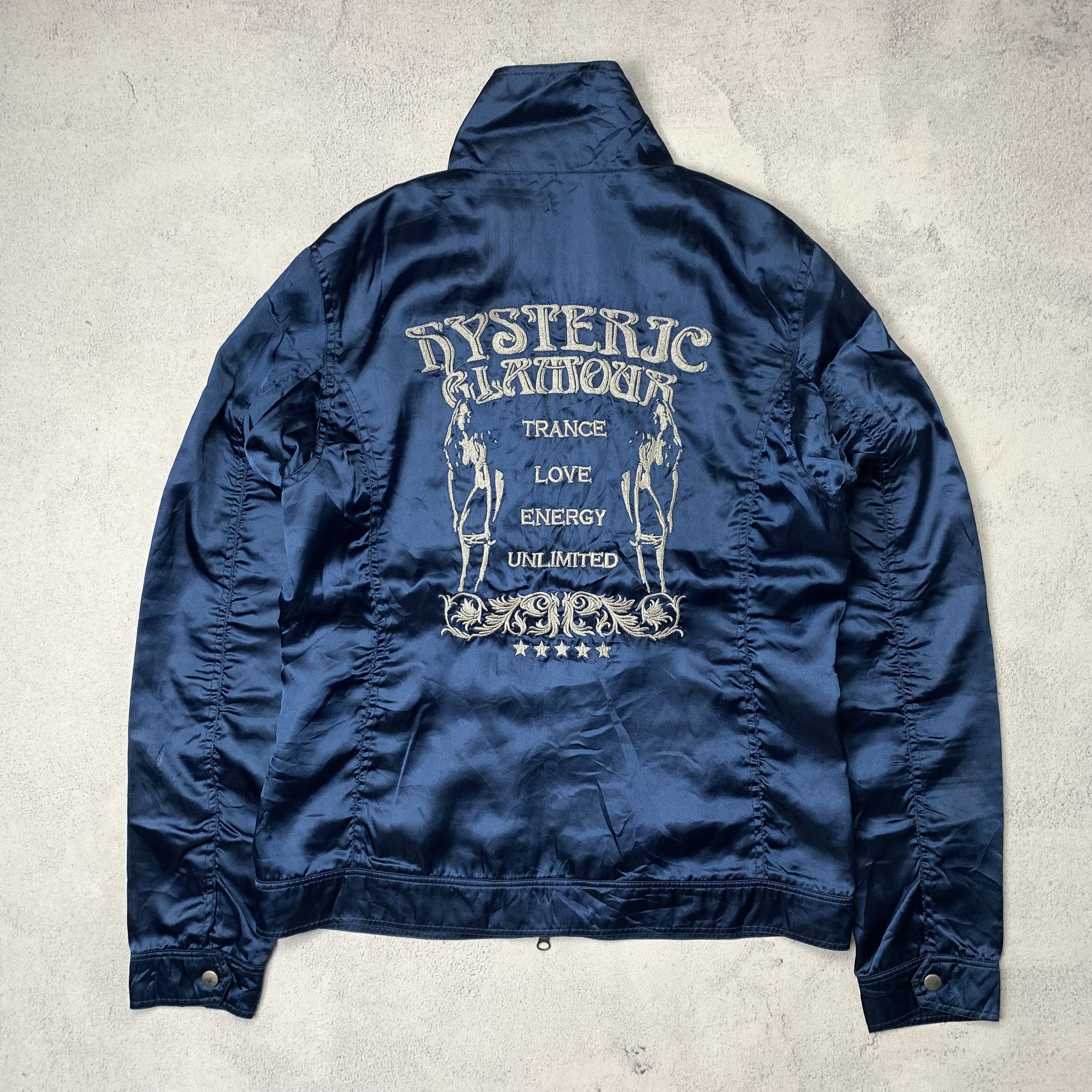 Hysteric Glamour Trance Love Energy Satin Jacket