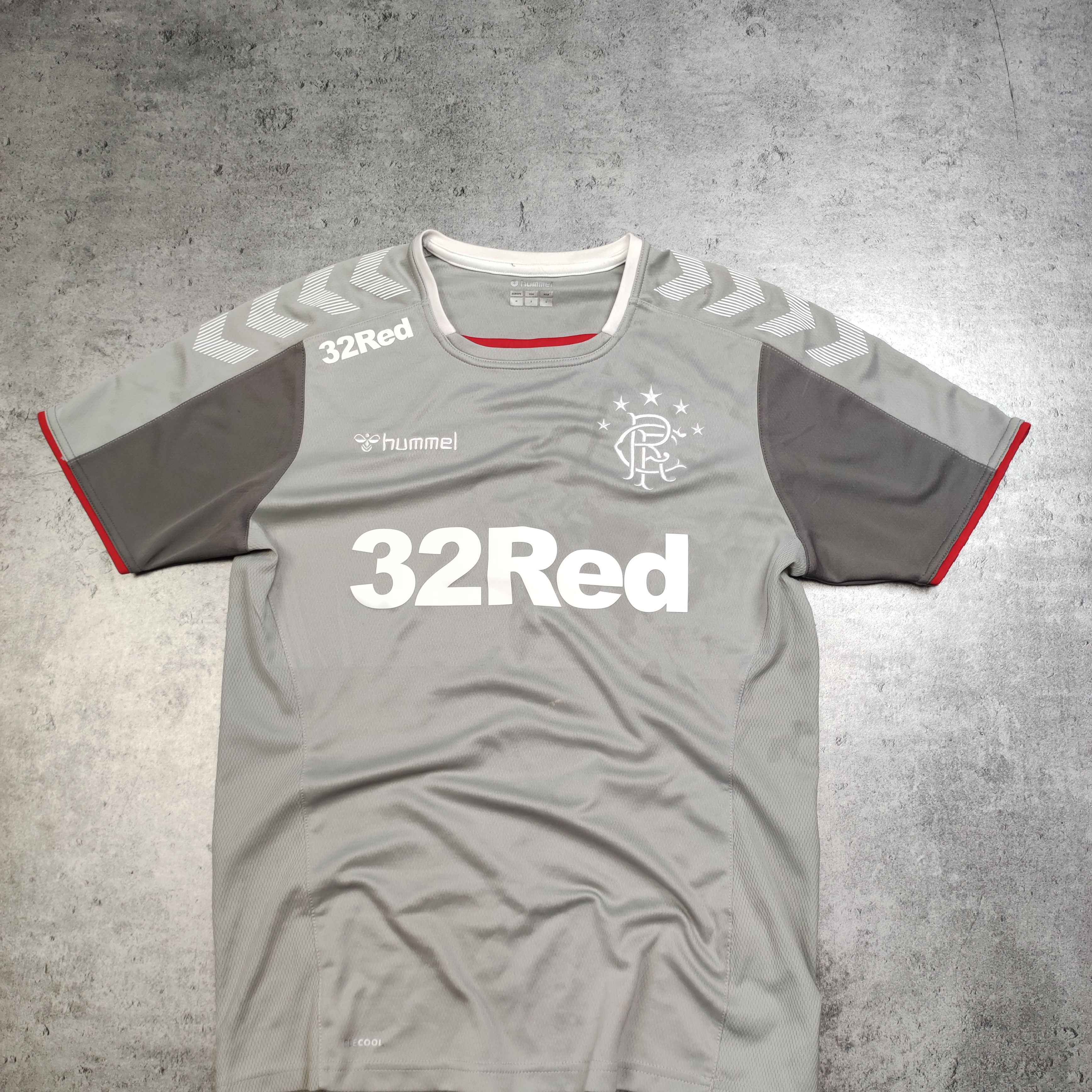 Vintage RARE Glasgow Rangers Scotland Hummel Training Jersey Size US M / EU 48-50 / 2 - 2 Thumbnail