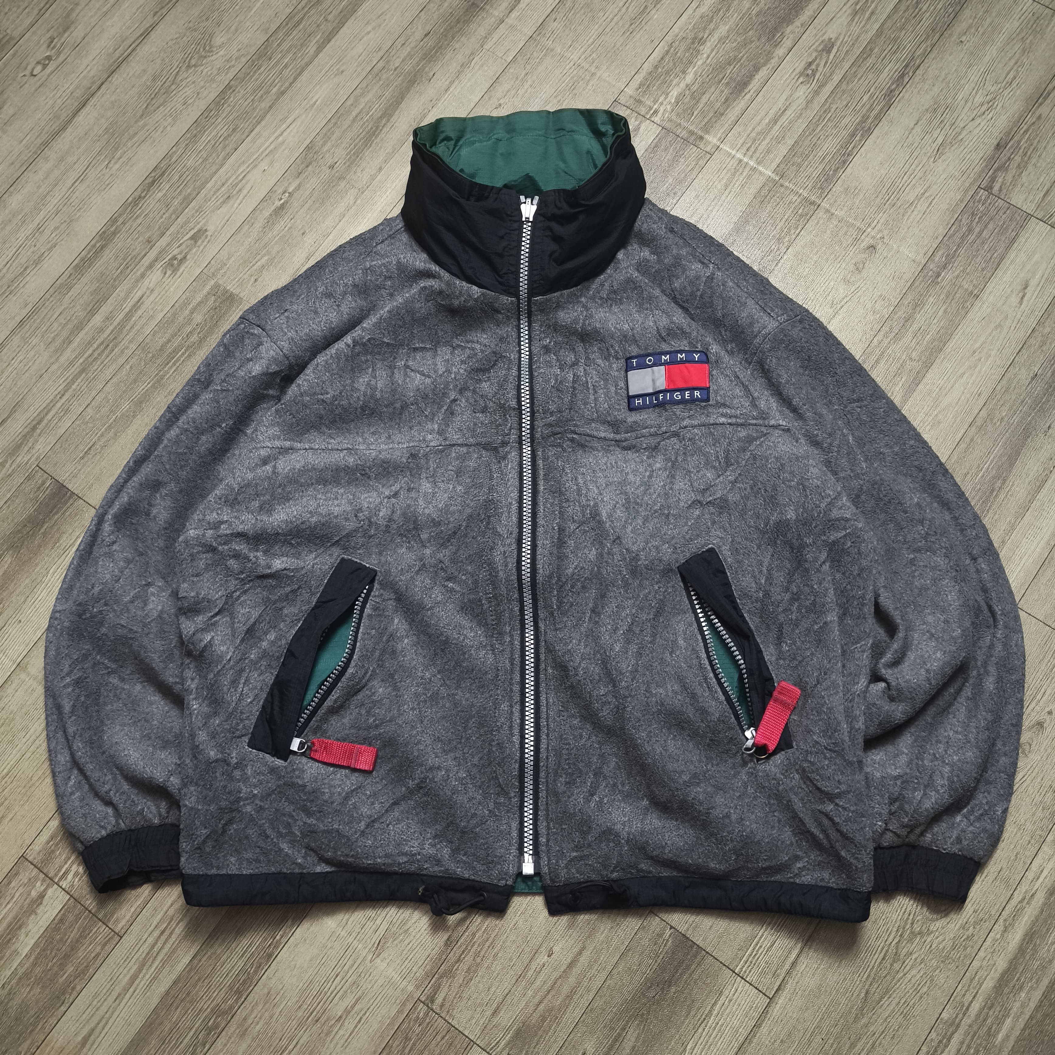 Tommy Hilfiger Vintage 90s Reversible Tommy Hilfiger Athletic Gear Jacket Size US M / EU 48-50 / 2 - 14 Thumbnail