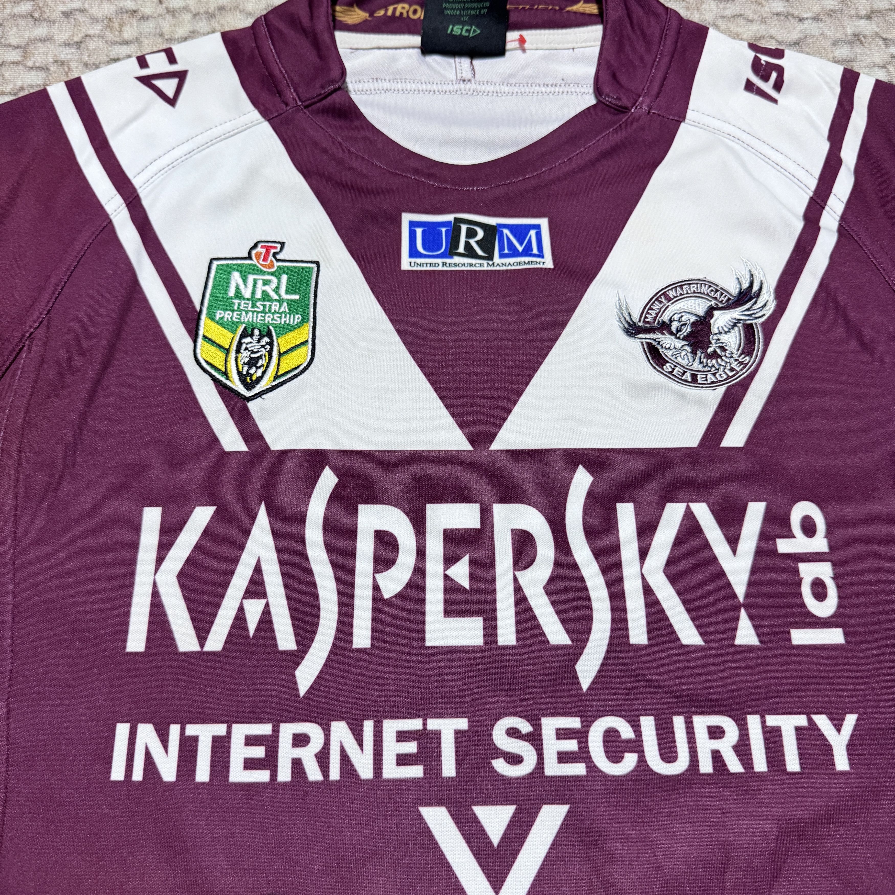 Sports Specialties ISC NRL Manly Warringah Sea Eagles Jersey Size L Size US M / EU 48-50 / 2 - 3 Thumbnail