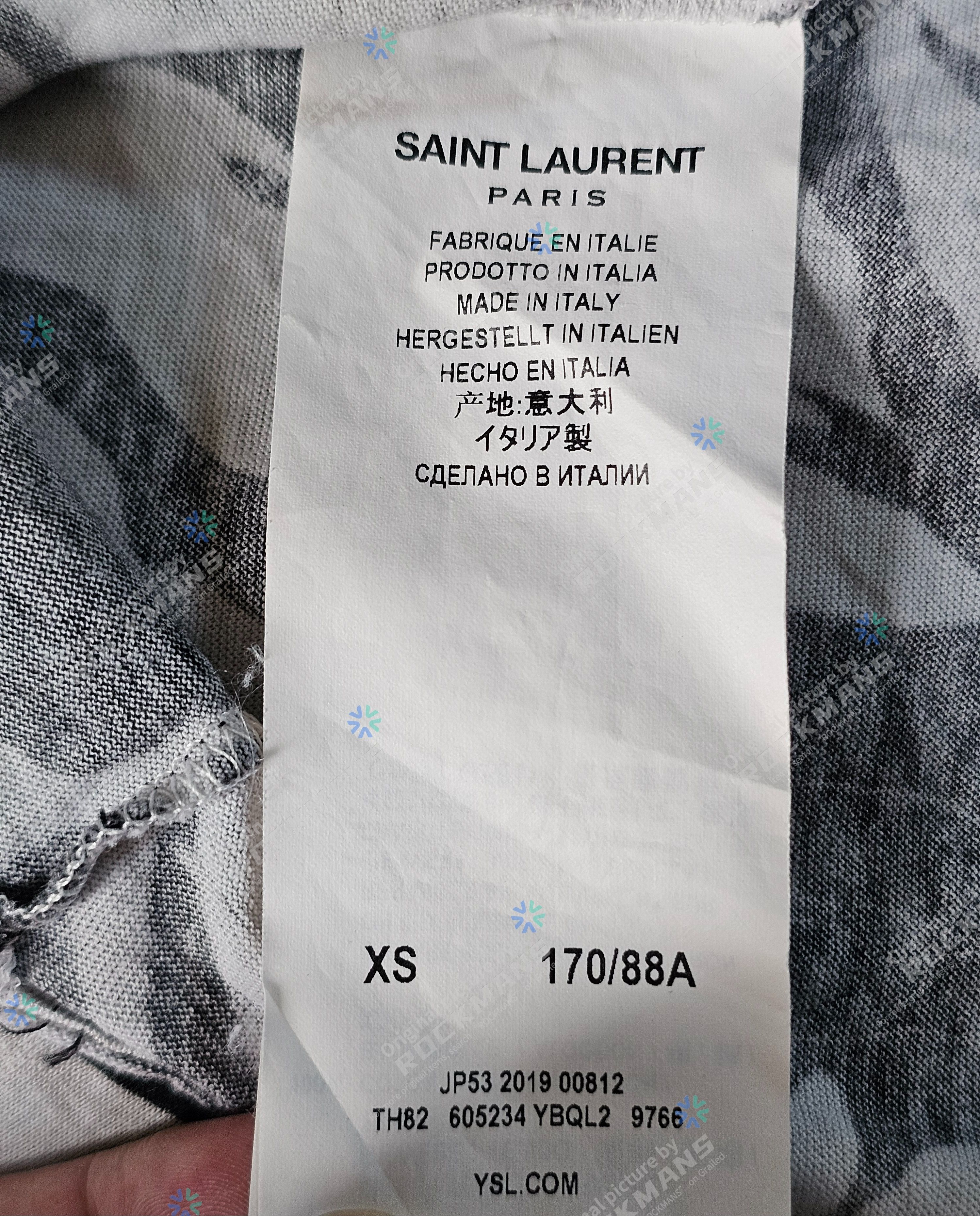 Saint Laurent Paris Saint Laurent SS20 Jungle Flower Print OS T-Shirt - Size XS Size US XS / EU 42 / 0 - 5 Thumbnail