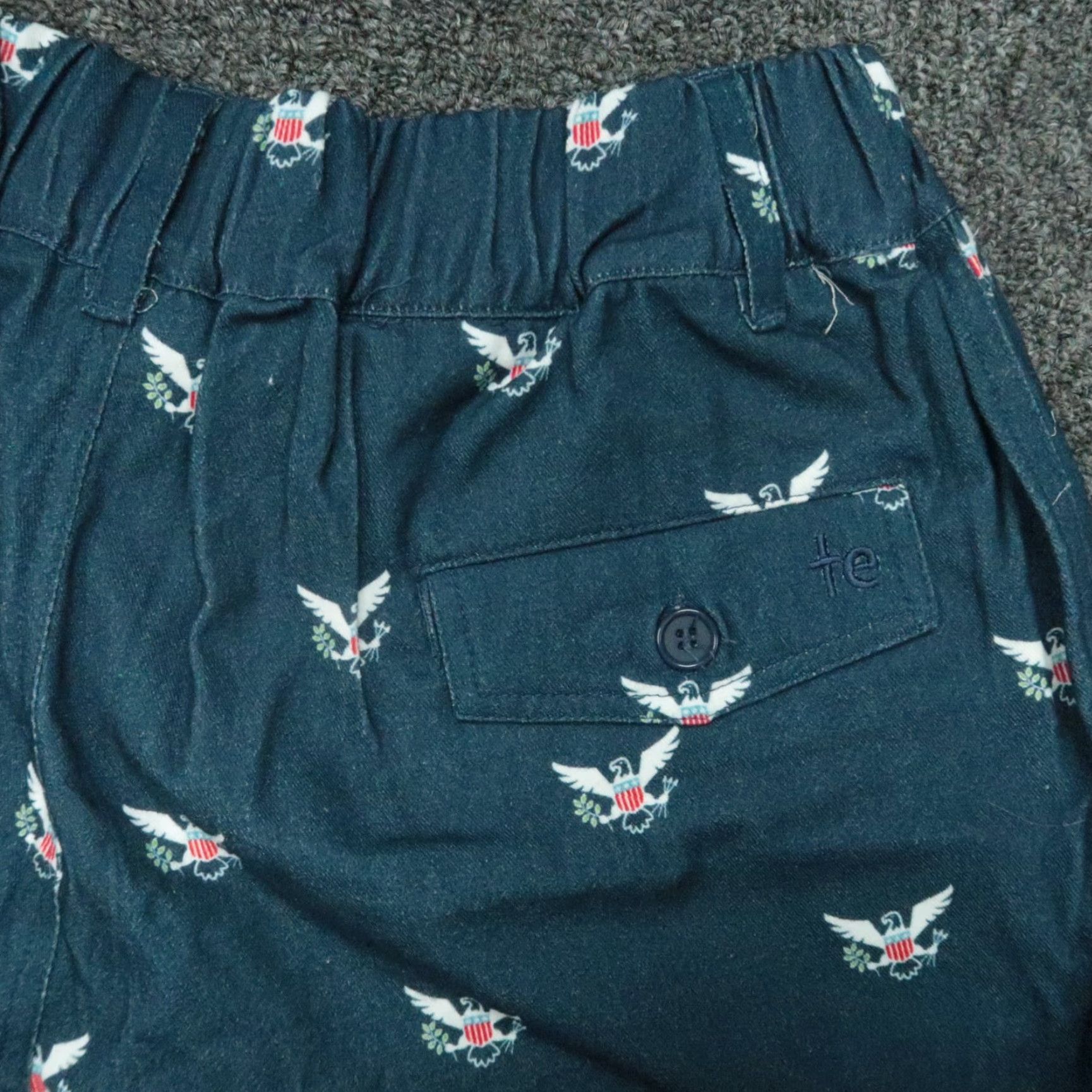 Vintage Tipsy Elves Shorts Mens Large Blue We The People Chino Lightweight NWT Size US 33 - 6 Thumbnail
