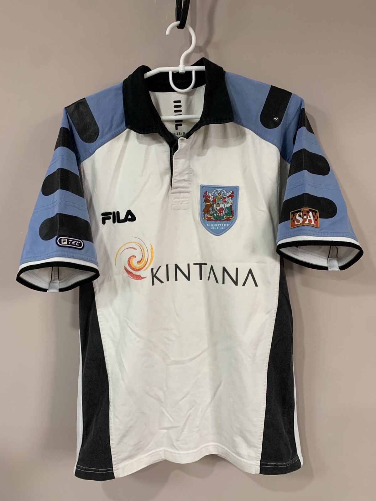 Fila × Vintage Cardiff RFC 1999 Home Rugby Shirt Vintage Fila Jersey Size S Size US S / EU 44-46 / 1 - 1 Thumbnail