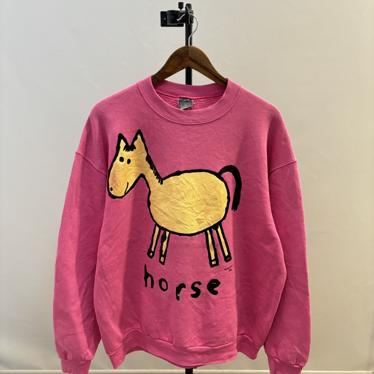Vintage Vintage Horse Sweatshirt Rock Pop Size US XL / EU 56 / 4 - 1 Thumbnail