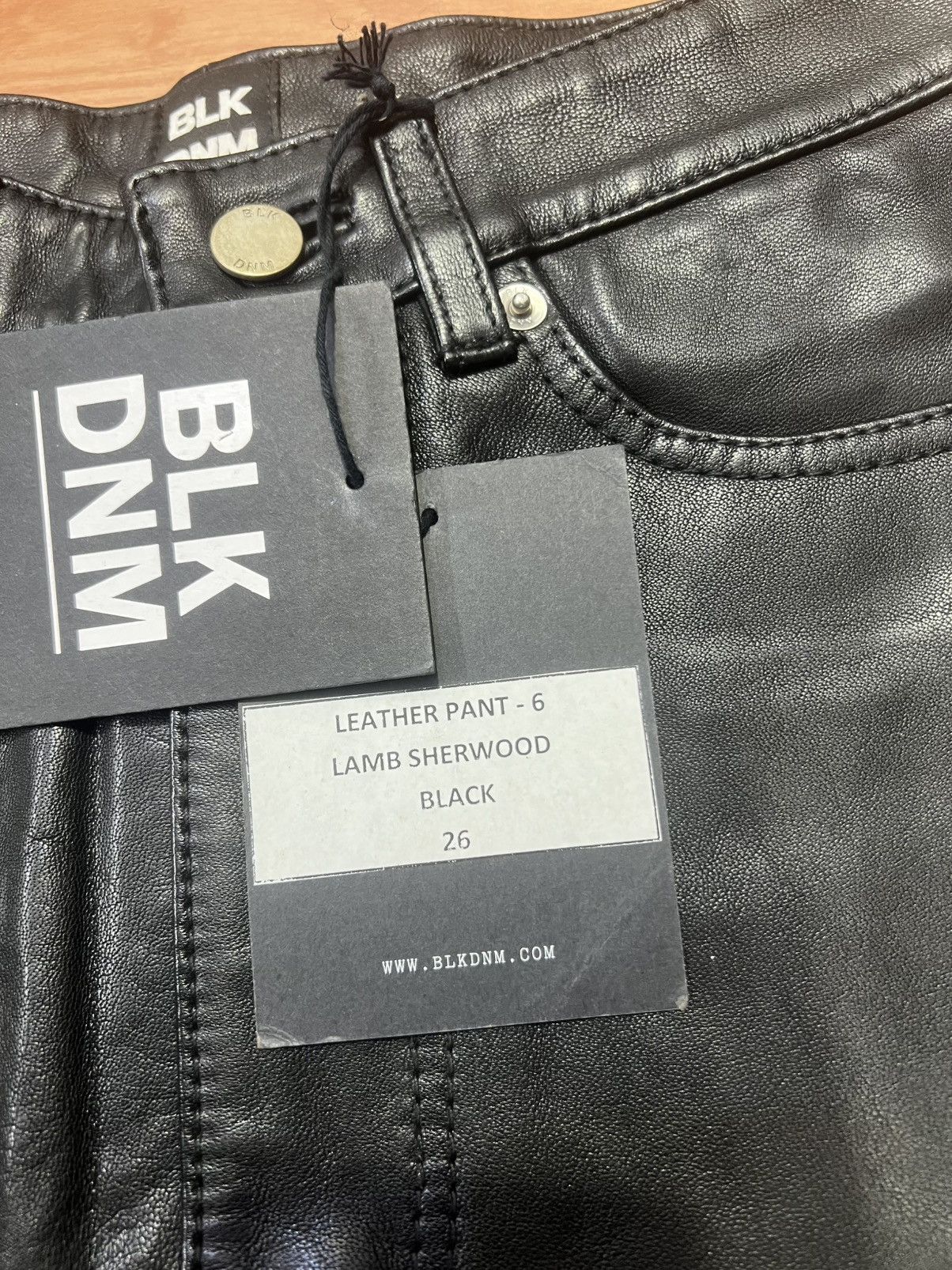 Blk Dnm Blk Dnm leather pant Size US 26 / EU 42 - 6 Thumbnail