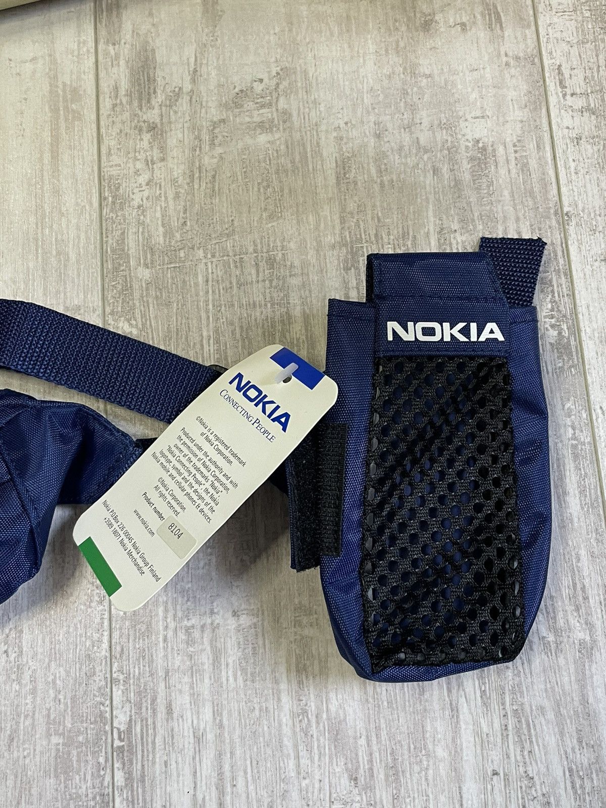 Vintage Vintage Nokia 90’s Crazy Y2K Bag Nylon Blue RARE Size ONE SIZE - 3 Thumbnail