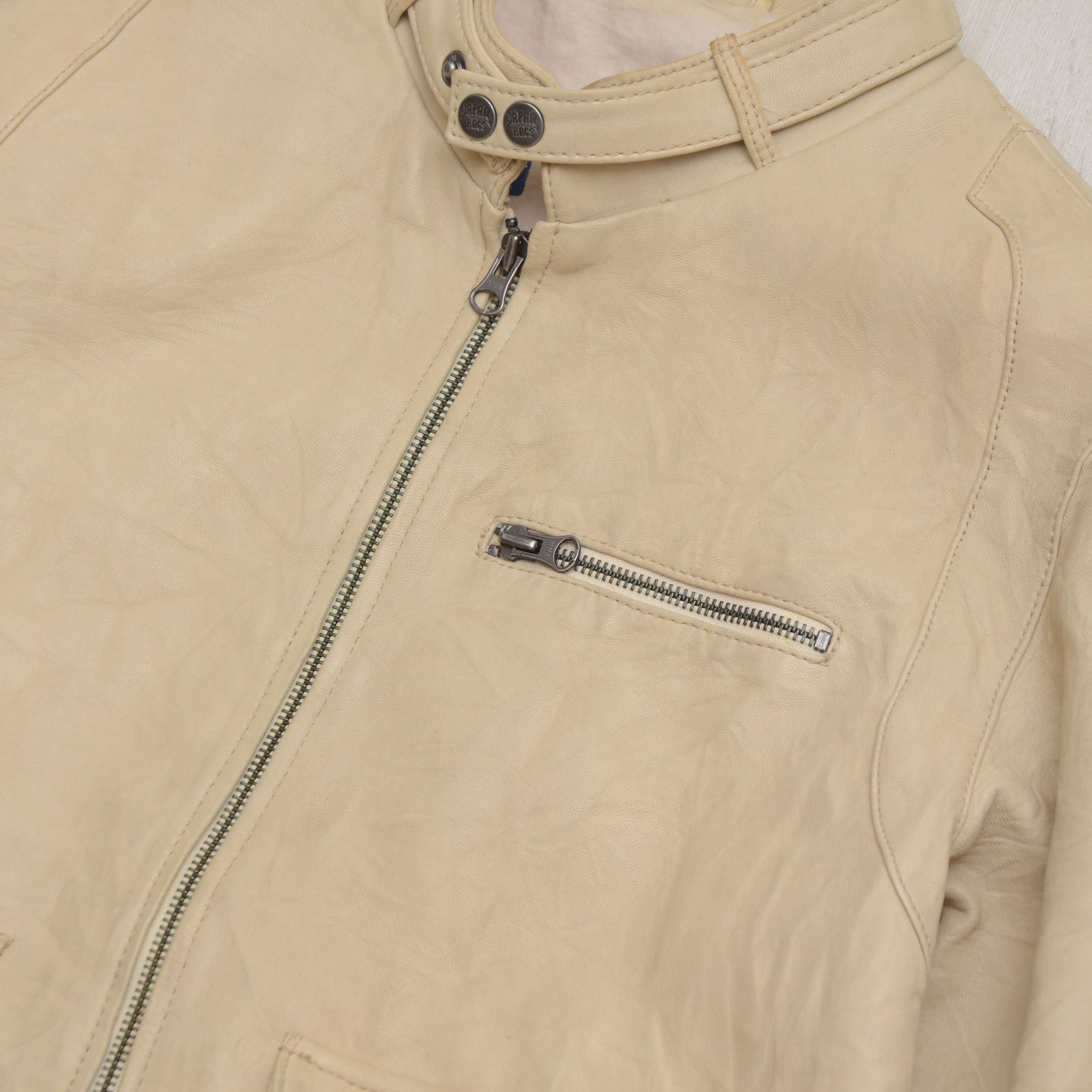Japan Rags Japan Rags Shelby 100% Nappa Leather Moto Biker Jacket Size US M / EU 48-50 / 2 - 5 Thumbnail