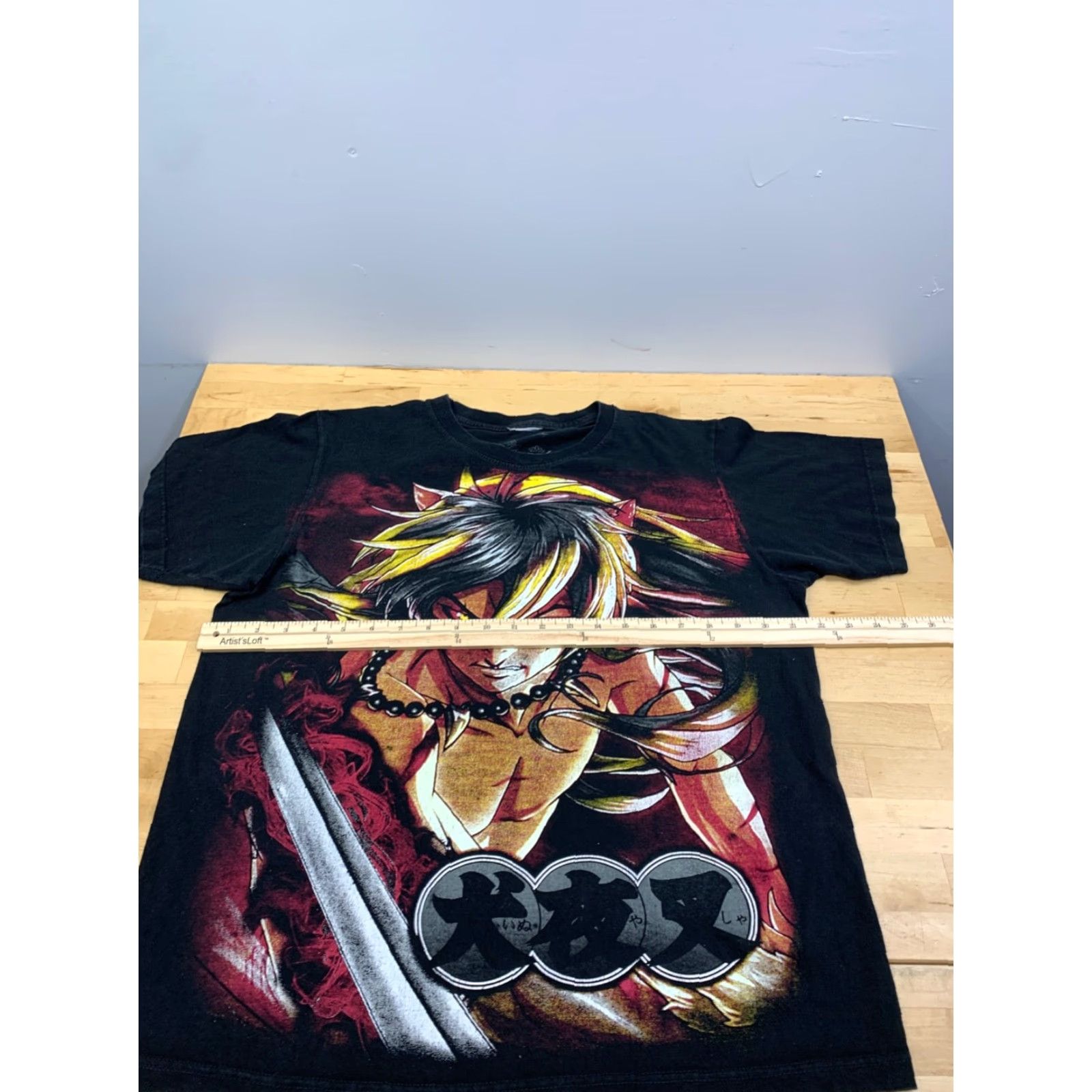 Vintage Inuyasha Anime Graphic Shirt Mens M Black Crew Neck Short Sleeve 11371 Size US M / EU 48-50 / 2 - 4 Thumbnail