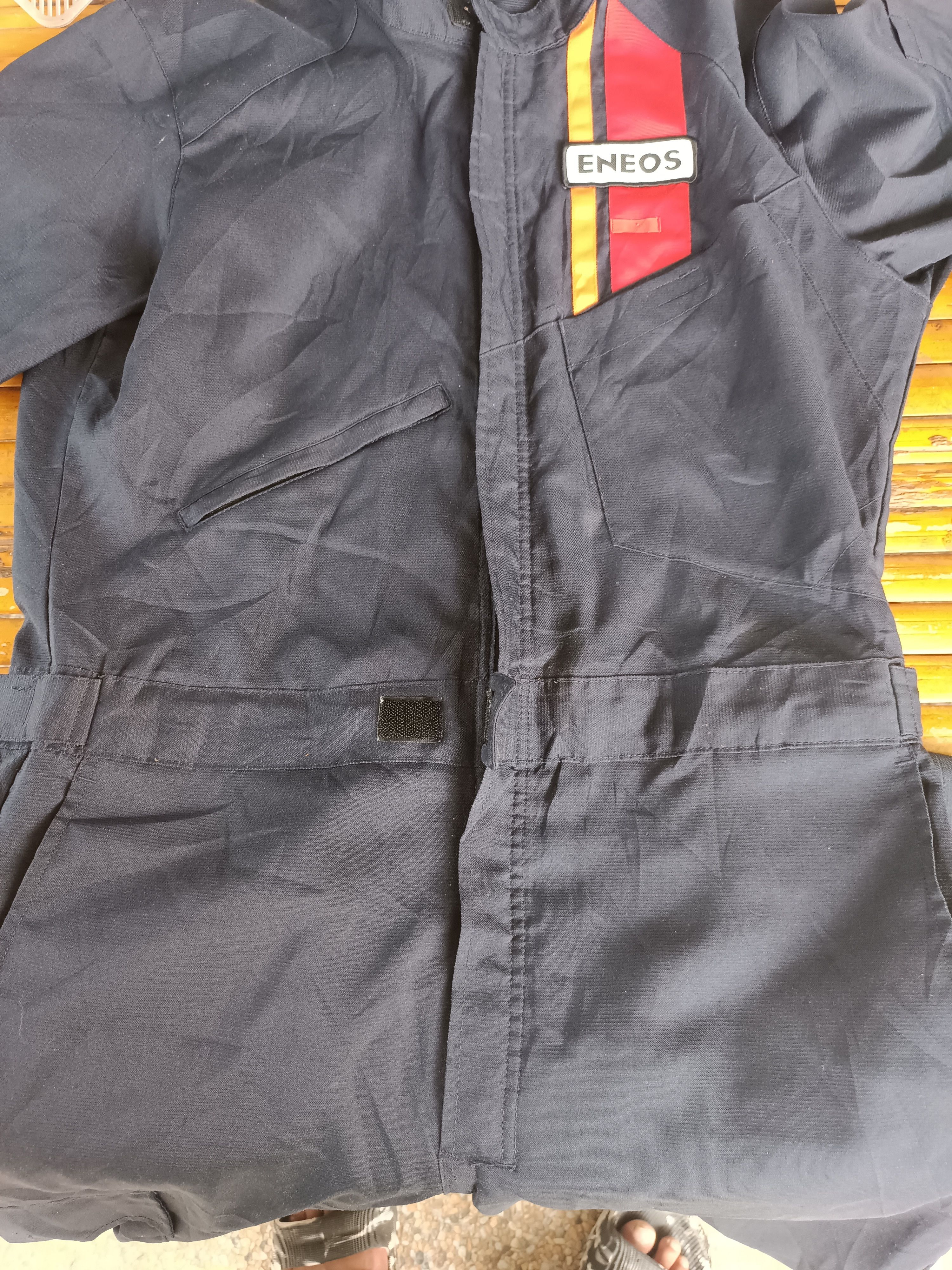 Japanese Brand × Vintage Vintage ENEOS Coveralls Racing Suits CR01 Size US 36 / EU 52 - 11 Thumbnail