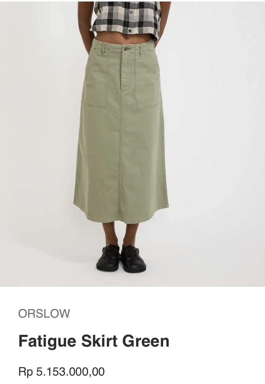 Orslow Orslow fatigue skirt with back buckle Size 27" / US 4 / IT 40 - 7 Thumbnail