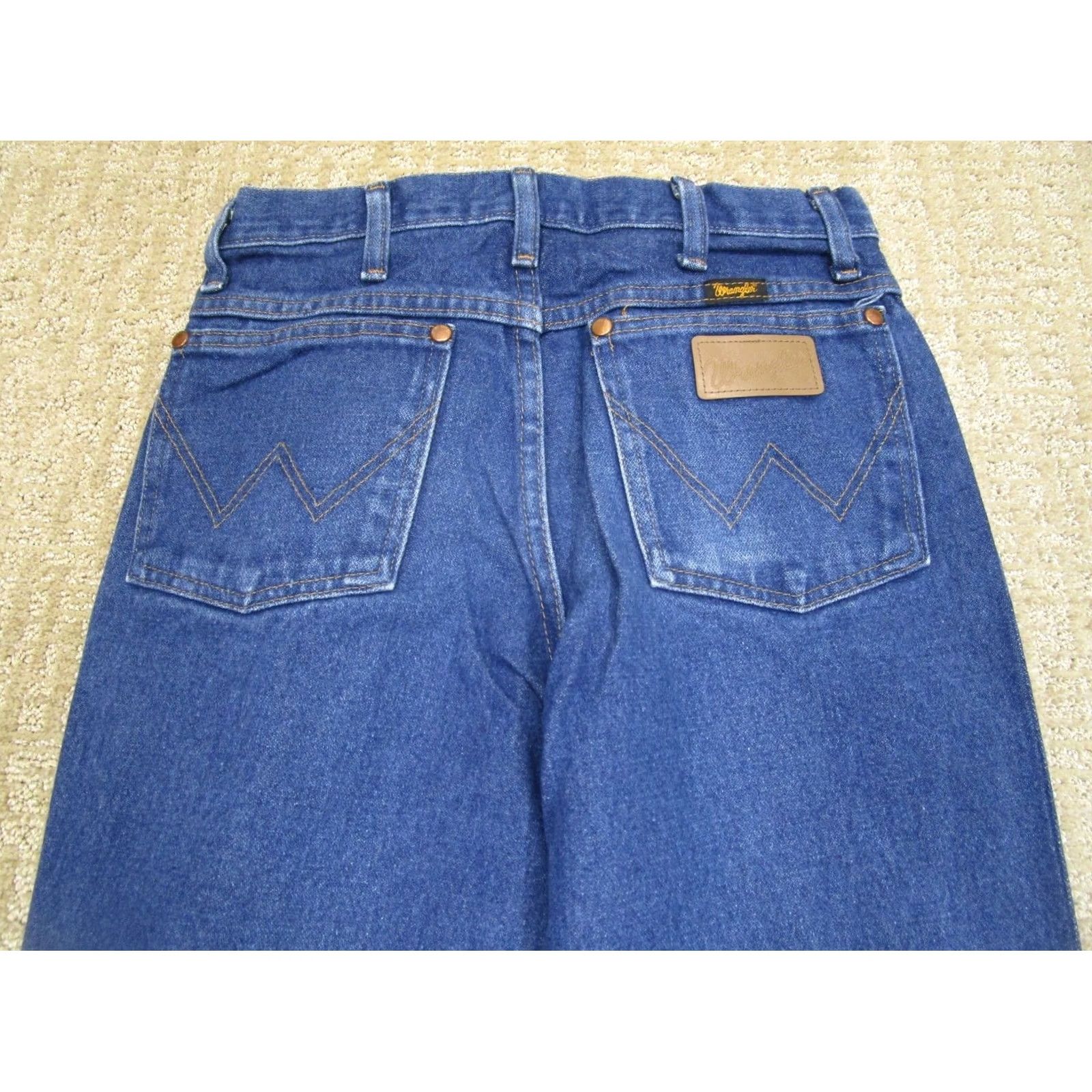 Wrangler Wrangler Jeans Men 28x32 Blue Cowboy Cut Slim Fit Western Pants Dark Wash Rodeo Jeans Mens Slim Size US 28 / EU 44 - 4 Thumbnail