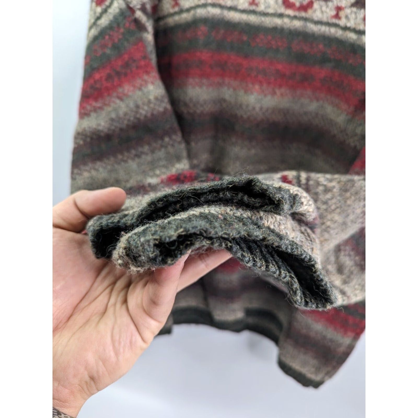 Vintage VINTAGE Woolrich Nordic Fair Isle Crewneck Knit Wool Sweater Pullover Mens Large Size US L / EU 52-54 / 3 - 4 Thumbnail