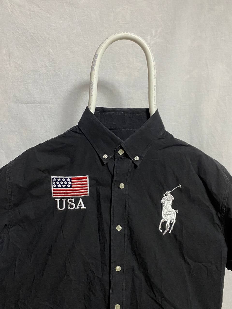 Polo Ralph Lauren 👔 Ralph Lauren USA Flag Short-Sleeve Button-Up Shirt Size US L / EU 52-54 / 3 - 2 Thumbnail