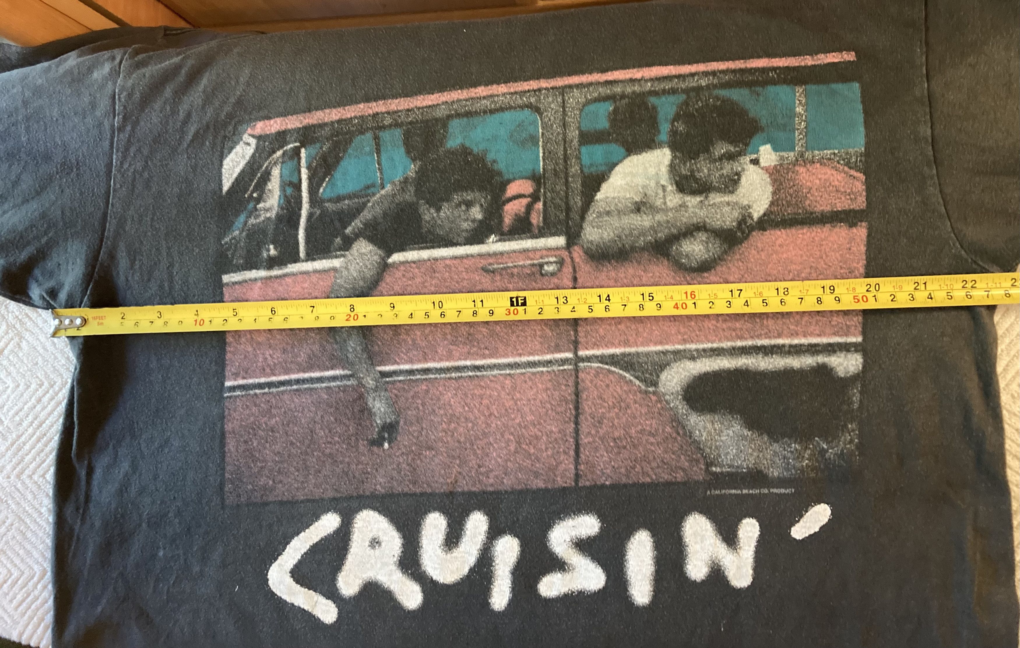 Vintage Rare Vintage California Beach Co. Single Stitch t-shirt Size US XL / EU 56 / 4 - 11 Thumbnail