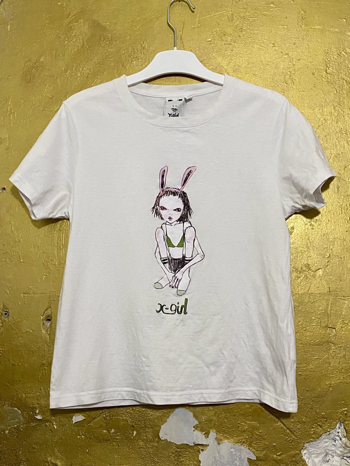 Club Sorayama × Xlarge Hajime Sorayama Joan of Arc white graphic