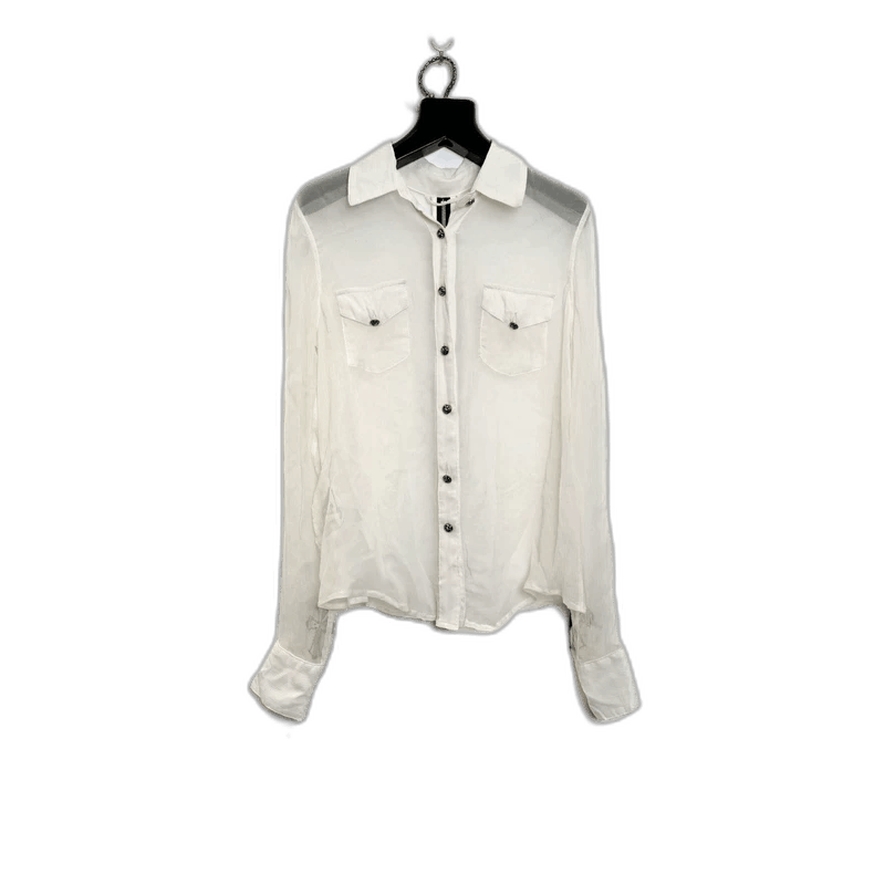 Chrome Hearts Chrome Hearts Silk Sheer Cross Shirt-yf Size US L / EU 52-54 / 3 - 1 Thumbnail