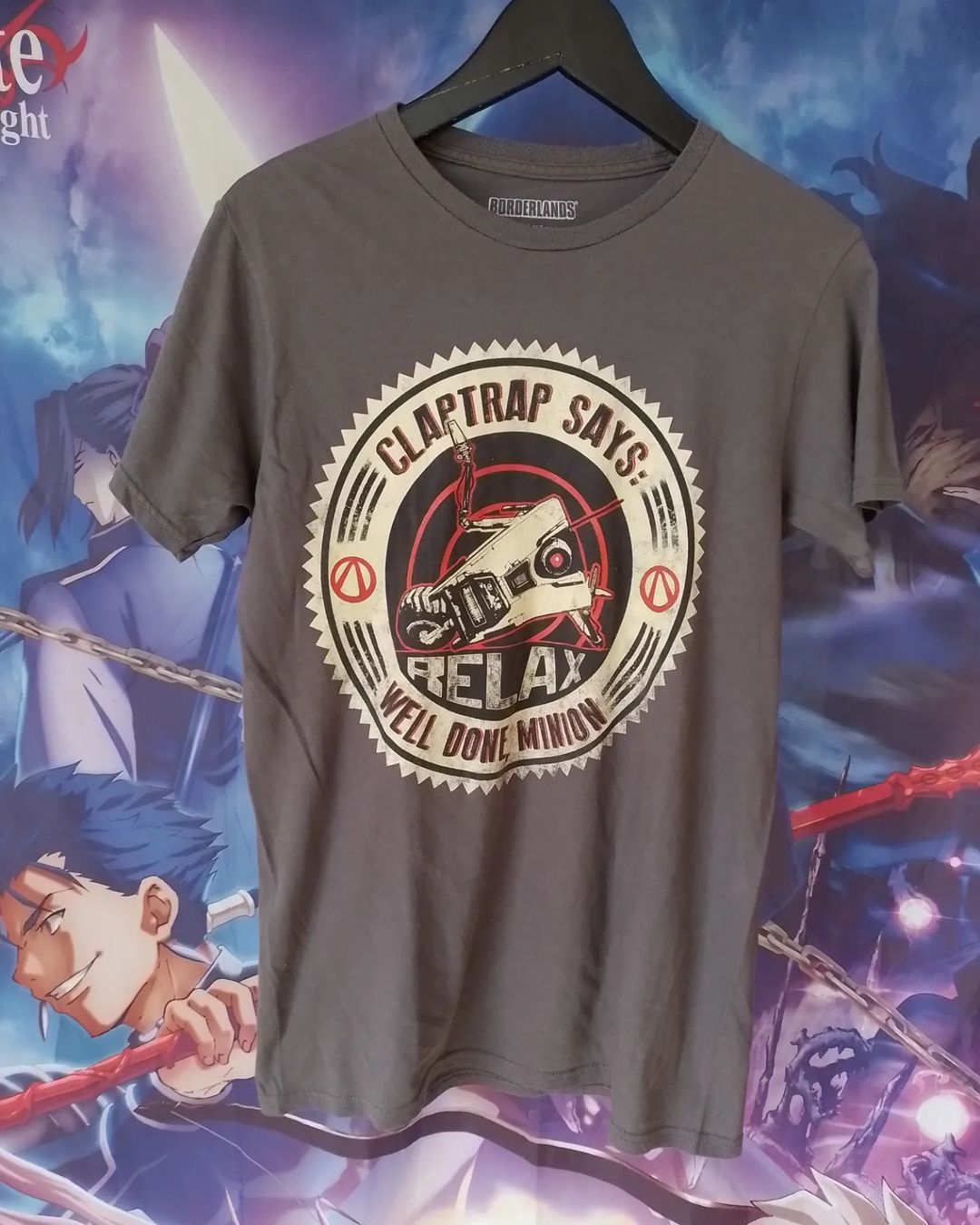 Anime × The Game Borderlands Claptrap Graphic Game Tees Size US M / EU 48-50 / 2 - 1 Thumbnail
