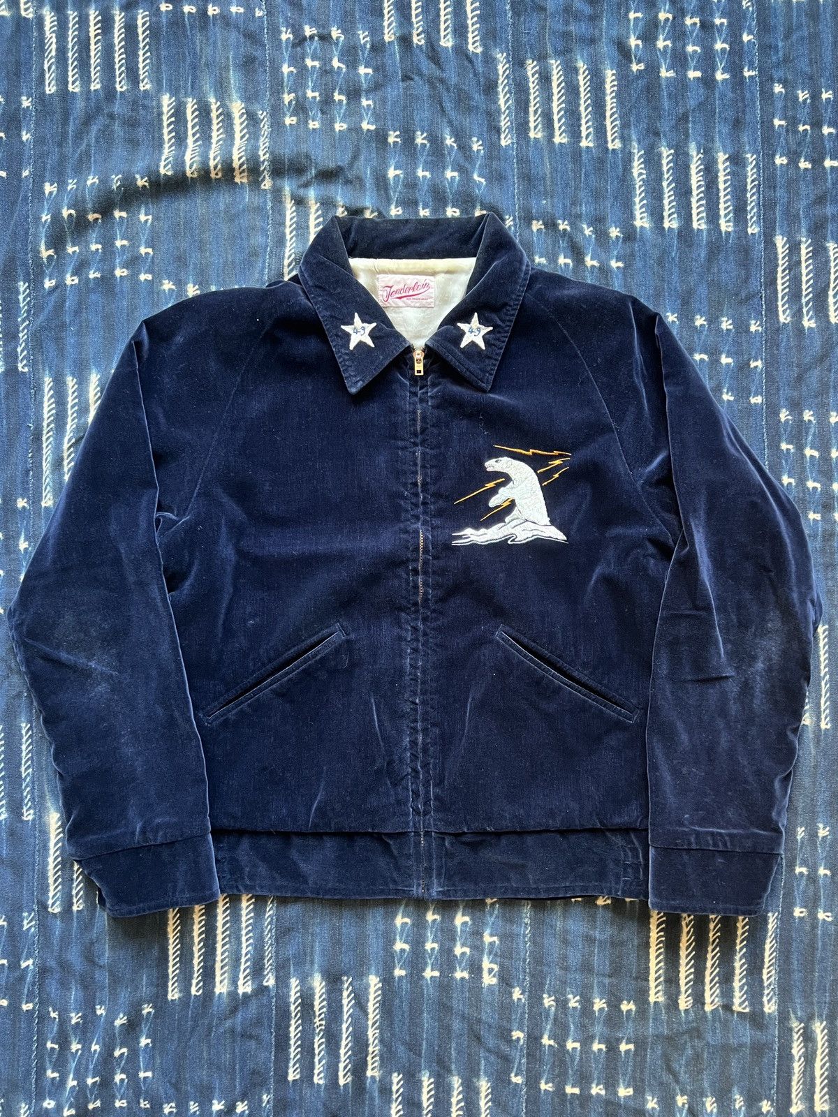 Tenderloin Tenderloin Velvet Souvenir Jacket ERD Chromehearts Size US S / EU 44-46 / 1 - 1 Thumbnail