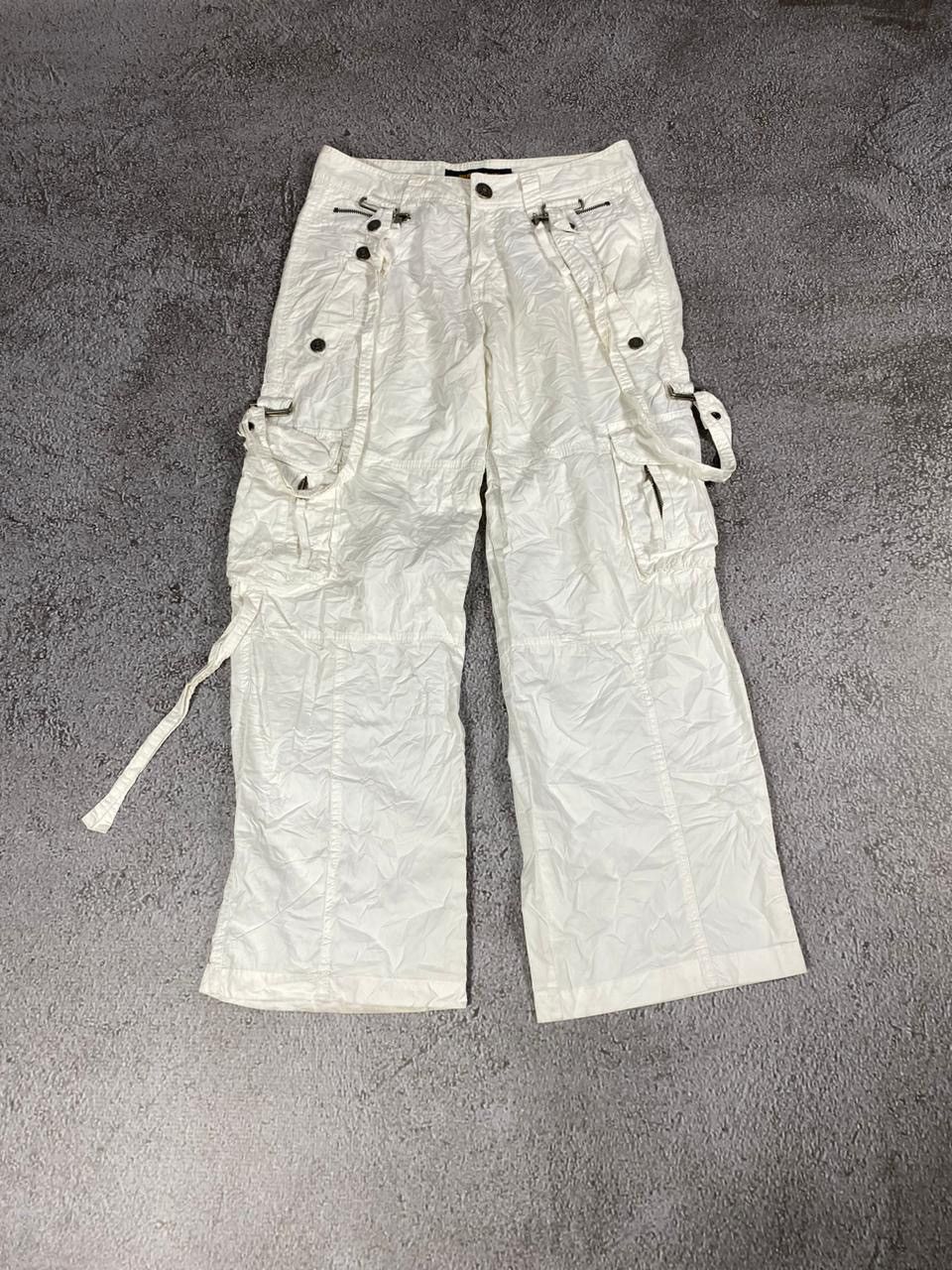 image of Archival Clothing x Avant Garde Bruins Jeans Cargo in White, Men's (Size 30)