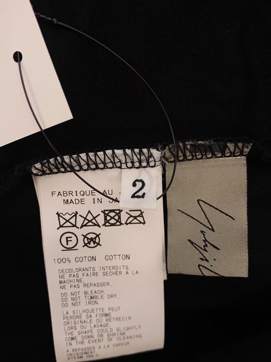 Yohji Yamamoto YOHJI YAMAMOTO draped-detail cotton T-shirt FZ-T30-074 Size US M / EU 48-50 / 2 - 4 Thumbnail