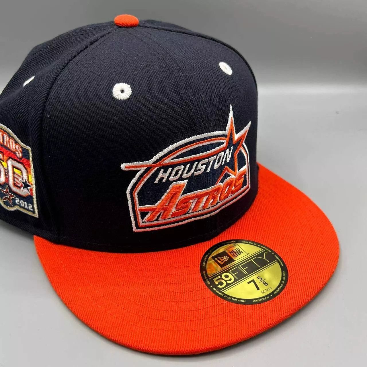 Houston Astros Hat Men 7 5/8 59Fifty New Era MLB Fitted Cap