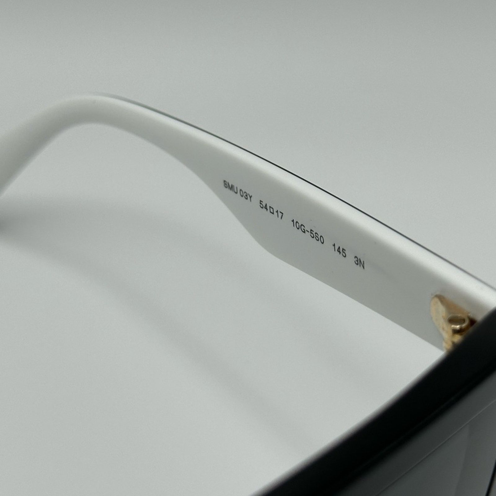 Miu Miu MIU MIU Sunglasses MU03YS 10G5S0 Black/Dark Grey Women NEW Size ONE SIZE - 8 Thumbnail