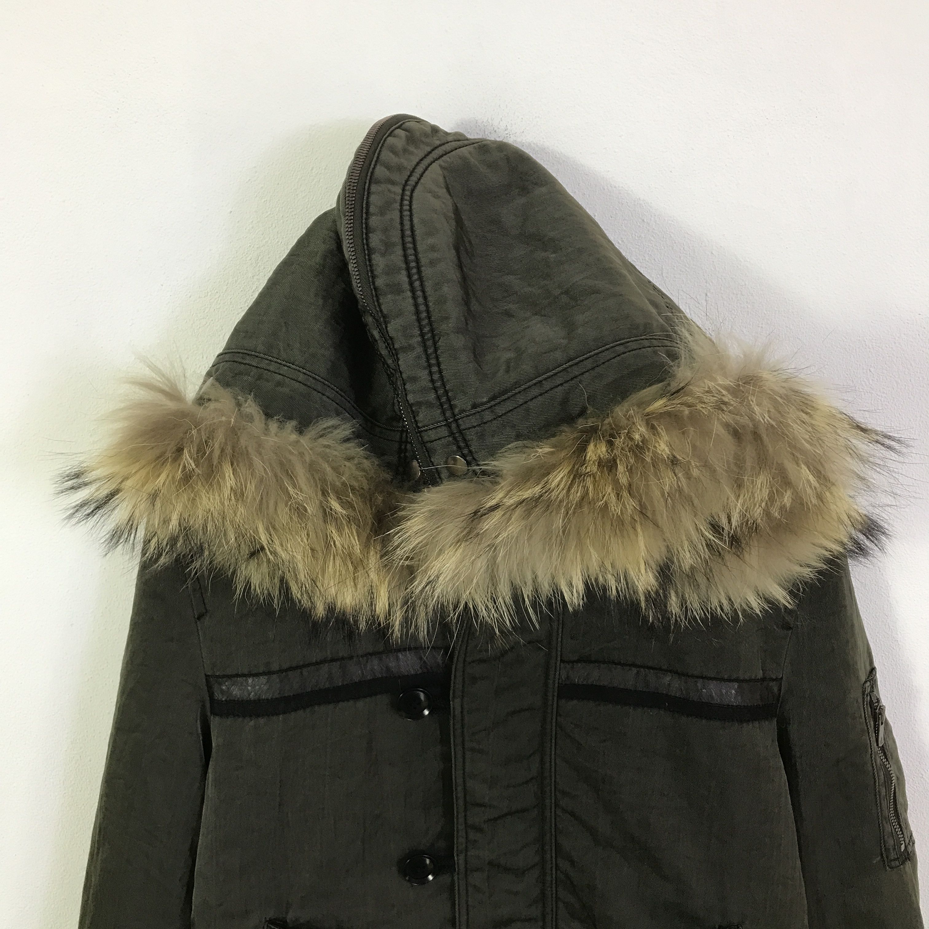 ABAHOUSE Abahouse excelled fur hoodie Bomber jacket K124B14 Size US M / EU 48-50 / 2 - 2 Thumbnail