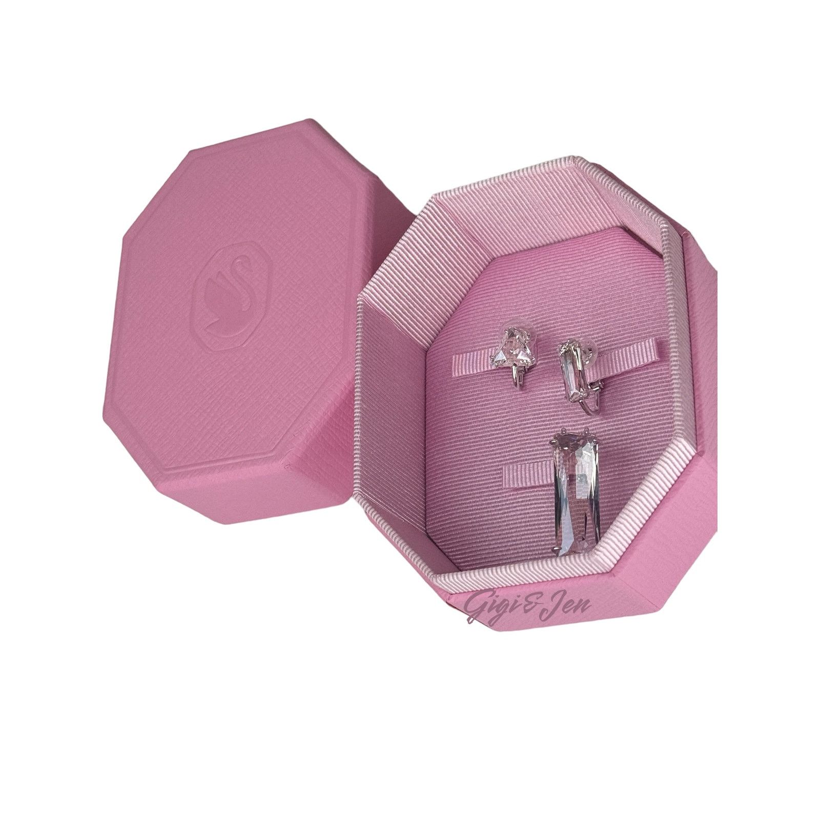 Swarovski Swarovski Mesmera clip earring Set (3), Asymmetrical Size ONE SIZE - 6 Thumbnail