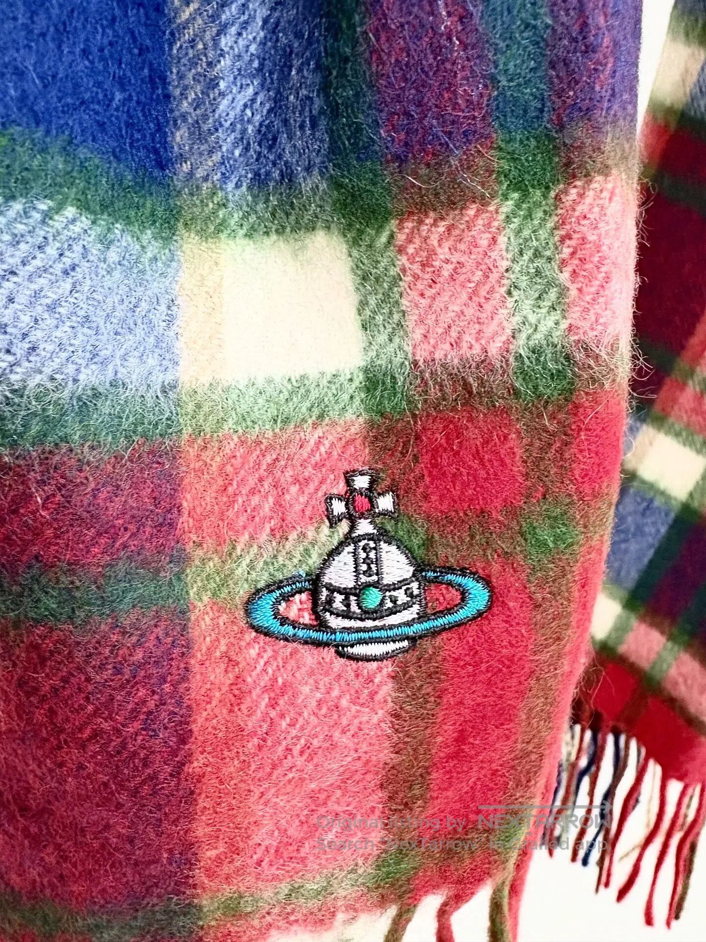 Vivienne Westwood Vivienne Westwood Vintage Plaid Saturn Scarf. Size ONE SIZE - 4 Thumbnail