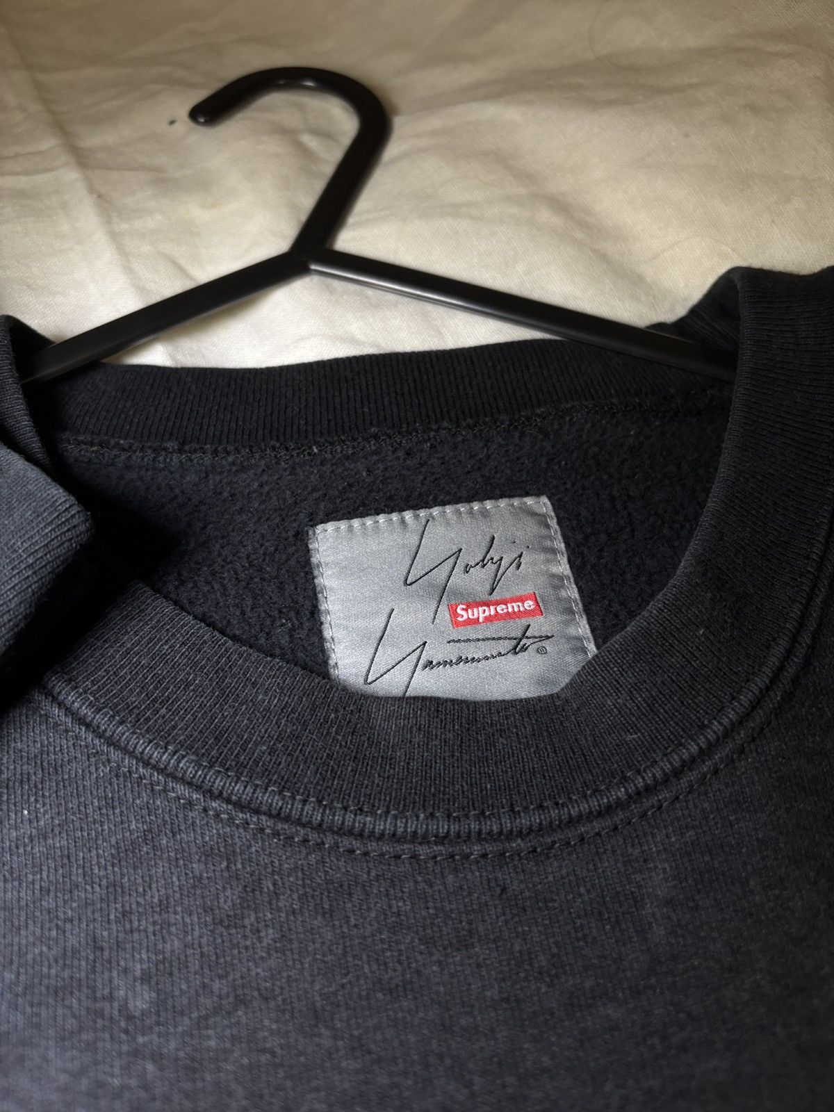 Supreme × Yohji Yamamoto Supreme x Yohji Yamamoto Crewneck Size US XL / EU 56 / 4 - 3 Thumbnail