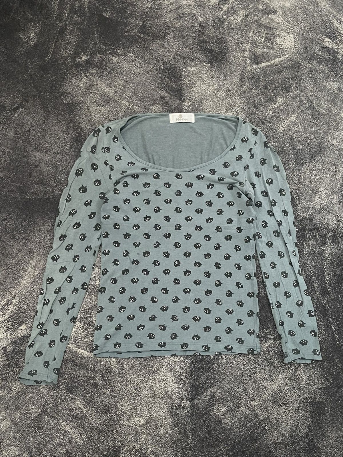Issey Miyake ⏰NEED GONE⏰NE-NET ISSEY MIYAKE FULLPRINT CAT LONG SLEEVE Size US S / EU 44-46 / 1 - 1 Thumbnail