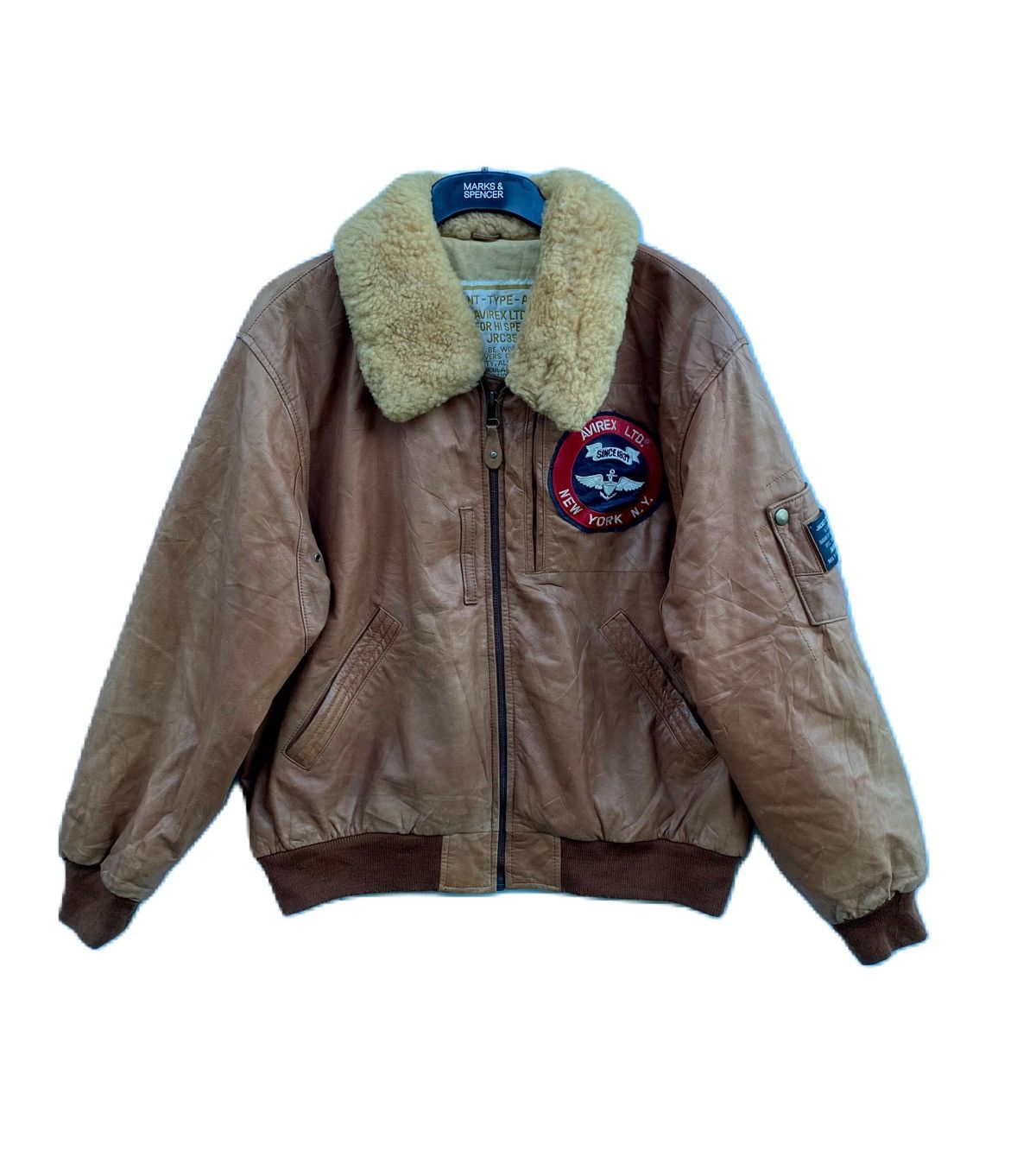 Avirex × Junya Watanabe AVIREX NEW YORK TYPE G-1 SOFT LEATHER JACKET WITH FUR Size US L / EU 52-54 / 3 - 1 Thumbnail