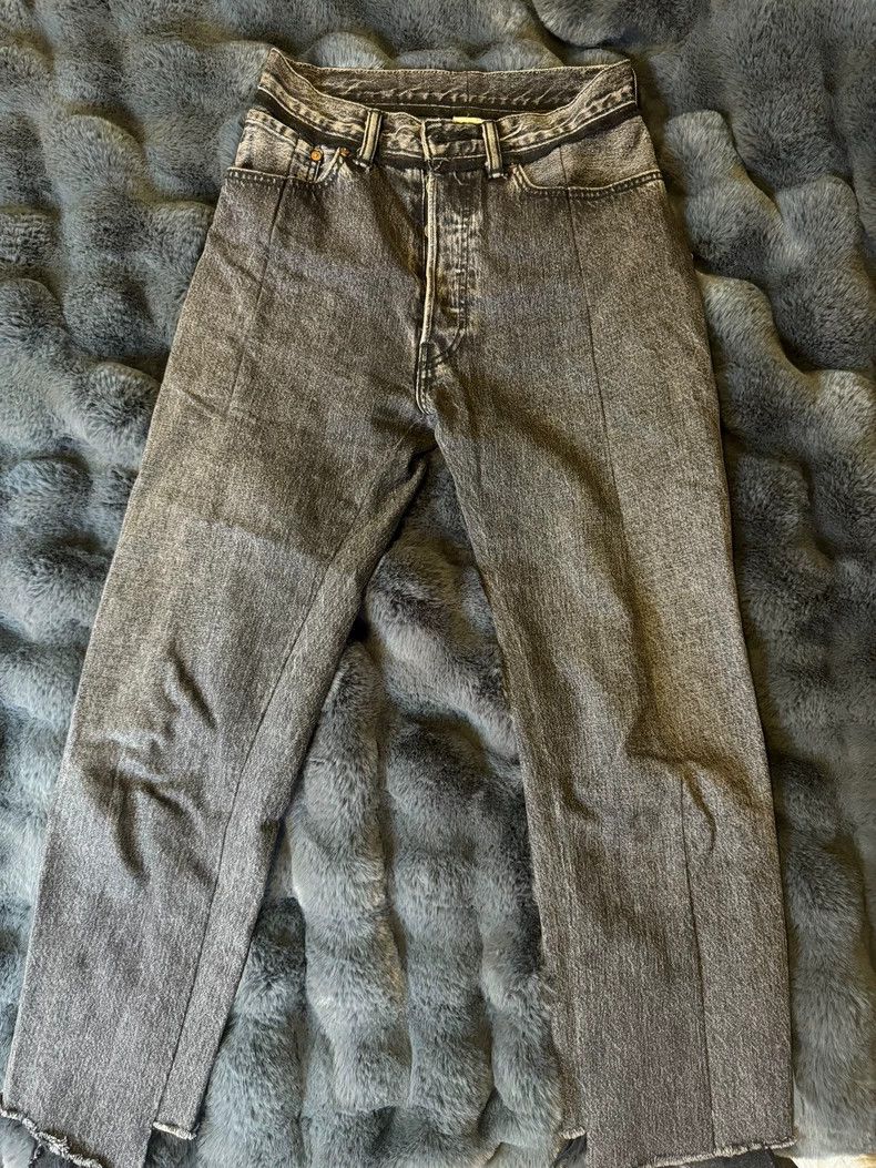 Vetements Vetements SizeM Levis irregular patchwork denim jeans Size US 27 - 2 Thumbnail