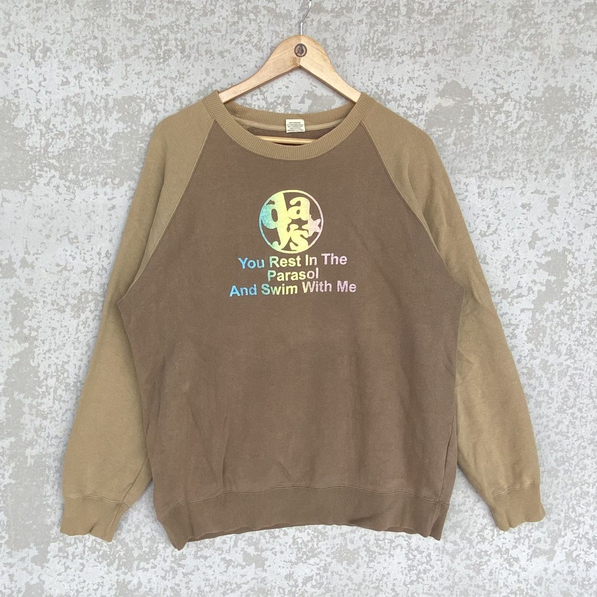 Other Vintage Genuine Big Printed Crewneck Sweatshirt Brown Size L Size US L / EU 52-54 / 3 - 1 Thumbnail