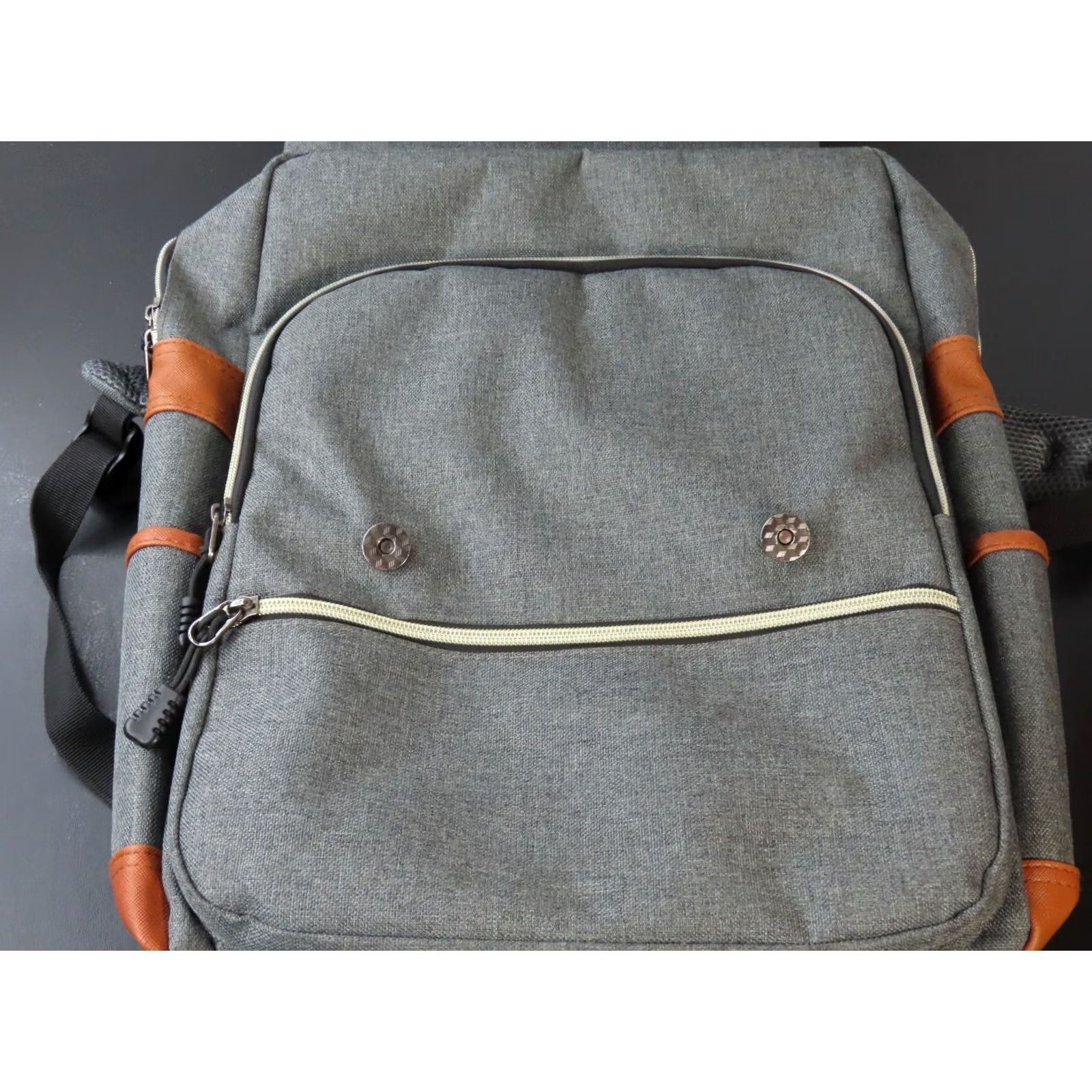 Vintage Modoker Fashionbags Travel Laptop 15" Gray Backpack Womens NWOT Travel Gray Backpack Women Size ONE SIZE - 3 Thumbnail