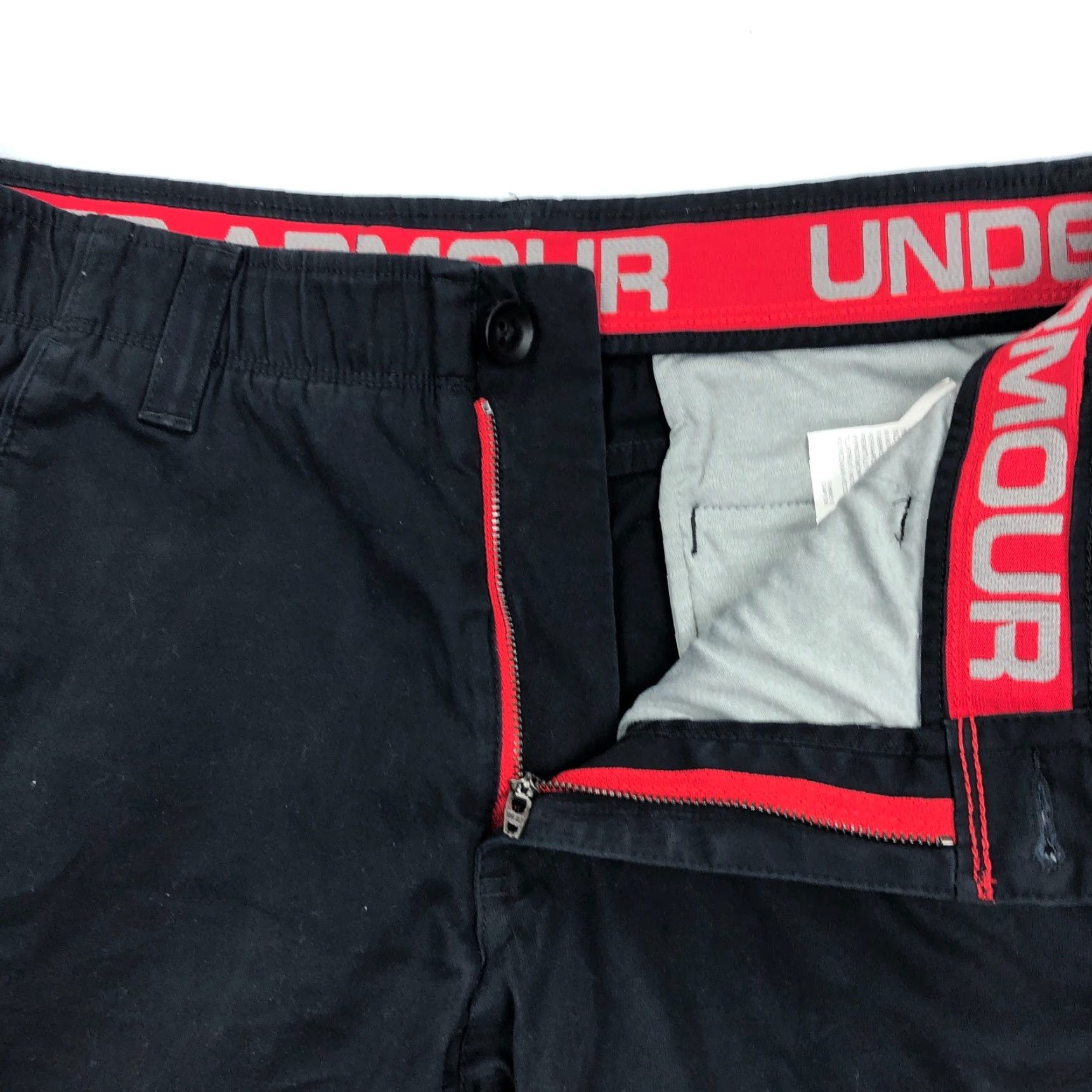Under Armour Under Armour Men Black Performance Chino 34x34 Straight Leg Pants UA Size US 34 / EU 50 - 2 Thumbnail