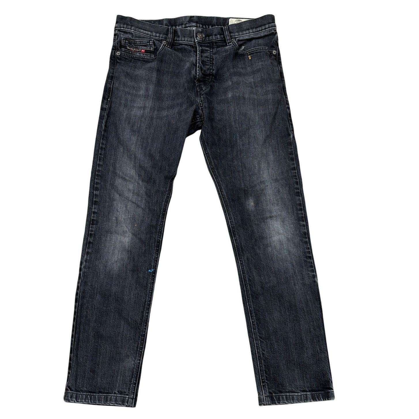 Diesel Diesel D-Luster Slim Jeans Men's 31x27 Slim Stretch Black Size US 31 - 1 Thumbnail