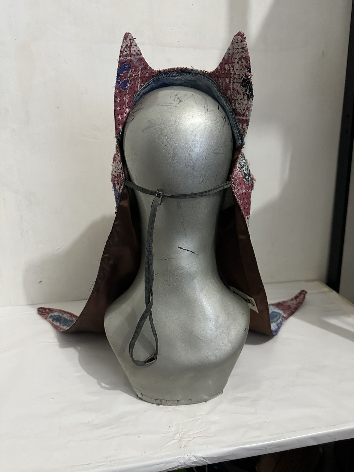 Handmade Custom Made Distressed Paisley patchwork 2 way Mask/hats Size ONE SIZE - 5 Thumbnail