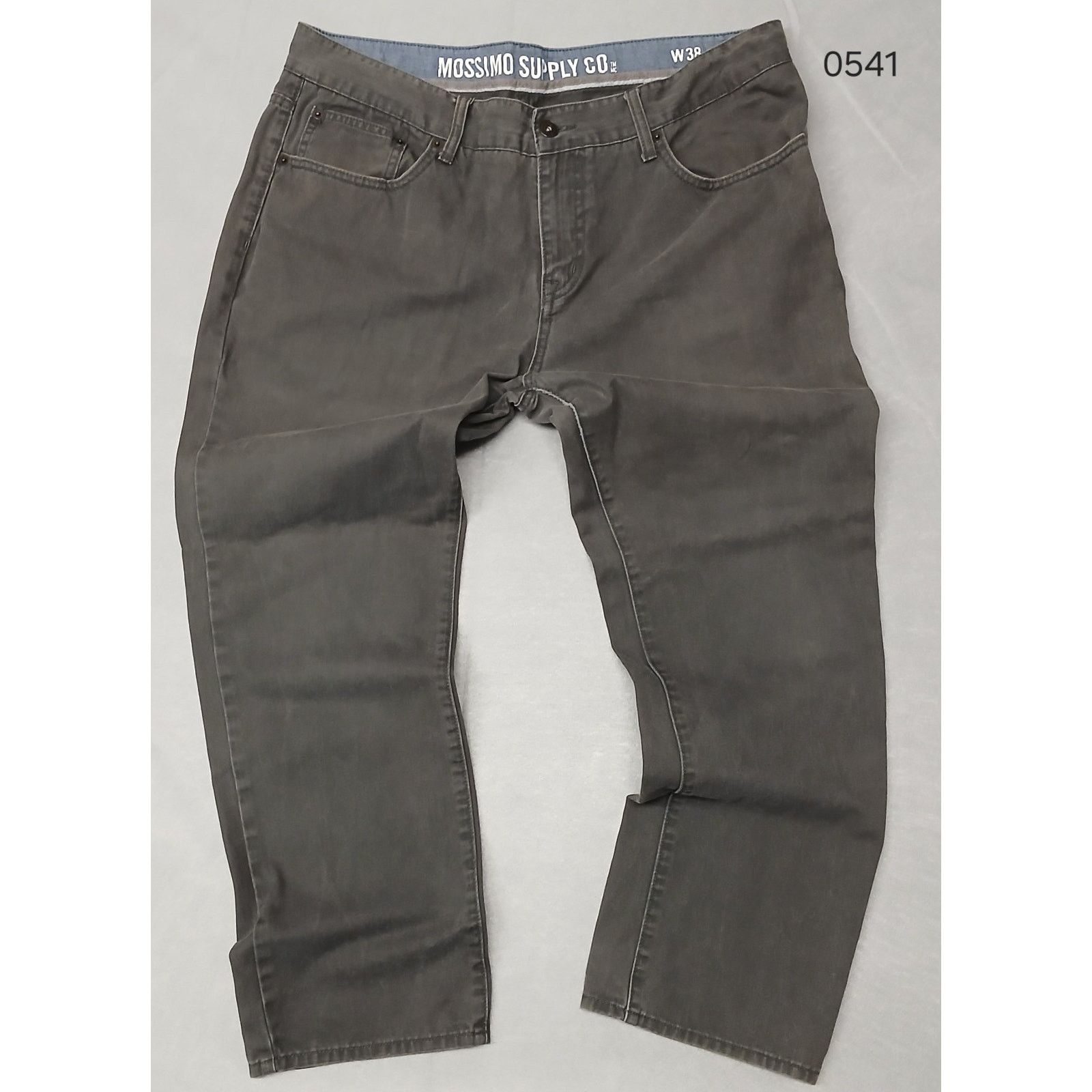 Mossimo Mossimo (38x30) Grey Relaxed Straight Cotton Jeans/Pants Size US 38 / EU 54 - 1 Thumbnail