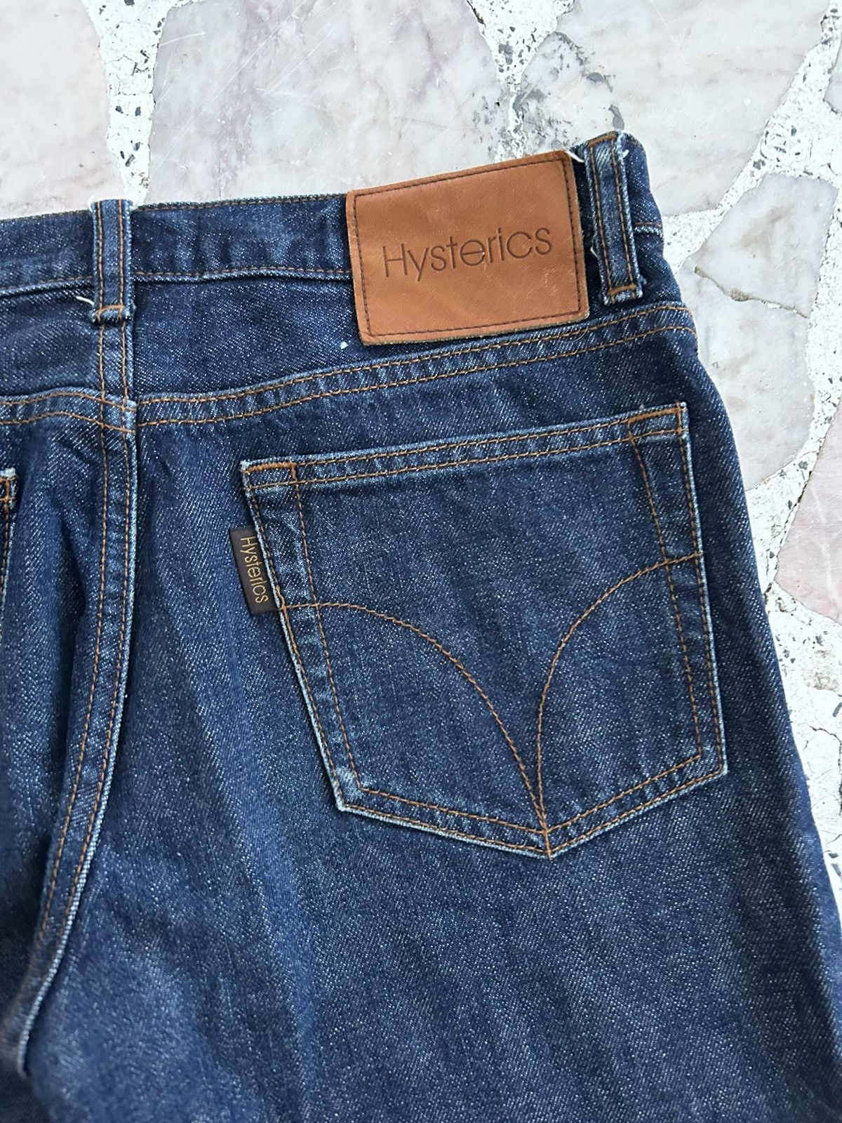 Hysteric Glamour Japan Navy Blue Denim Wide Flared Size US 30 / EU 46 - 15 Thumbnail
